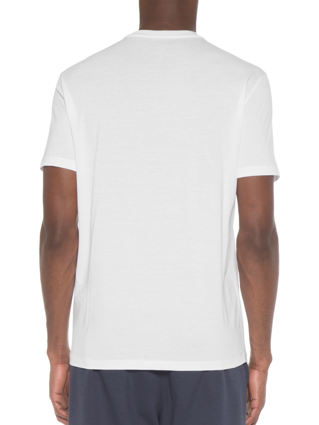 Camiseta Masculina De Malha Branco Armani Exchange