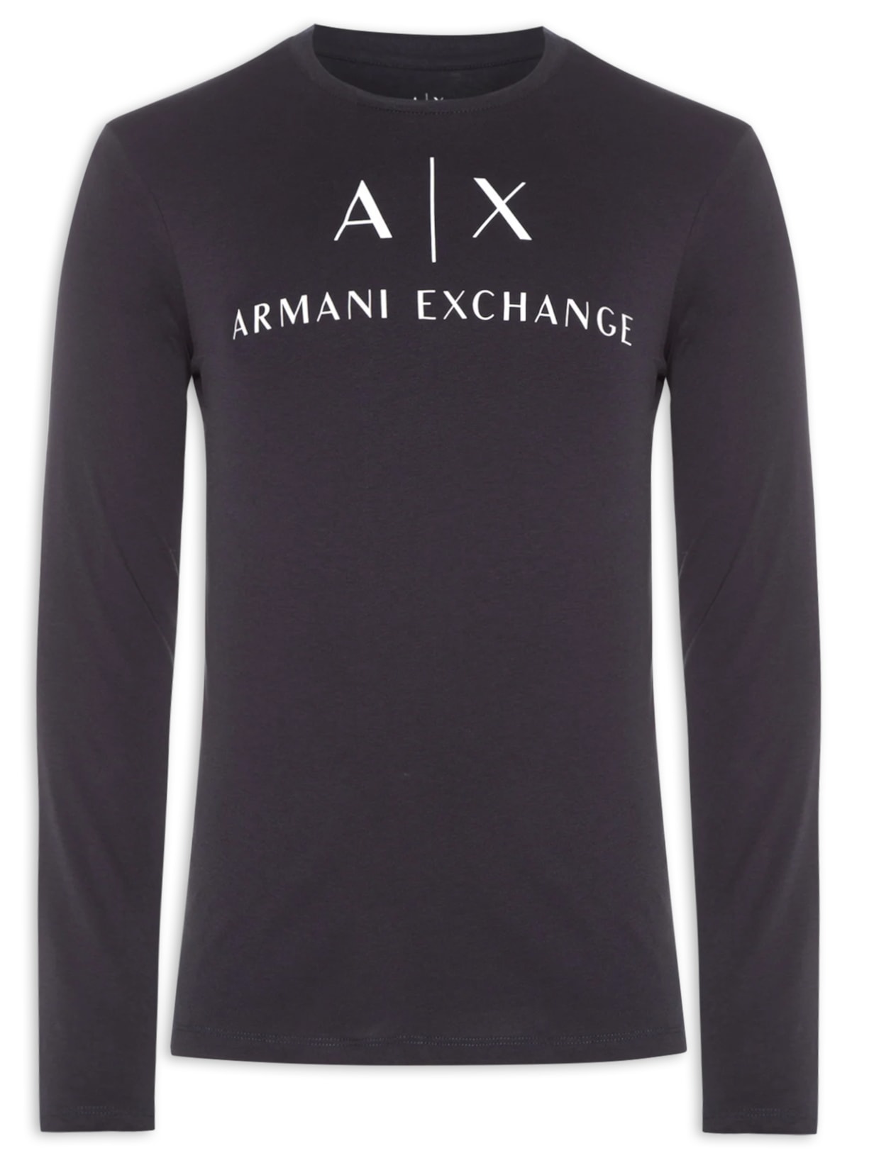 Camiseta Masculina De Malha Manga Longa - Azul