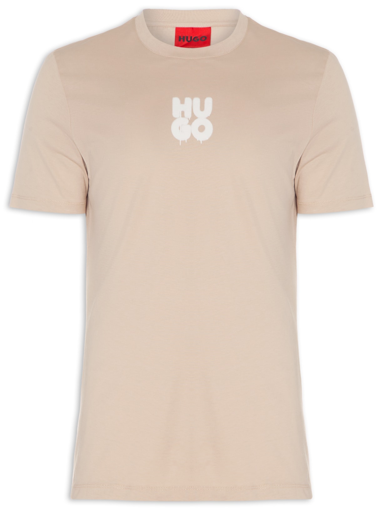 Camiseta Masculina Decali Bege Hugo