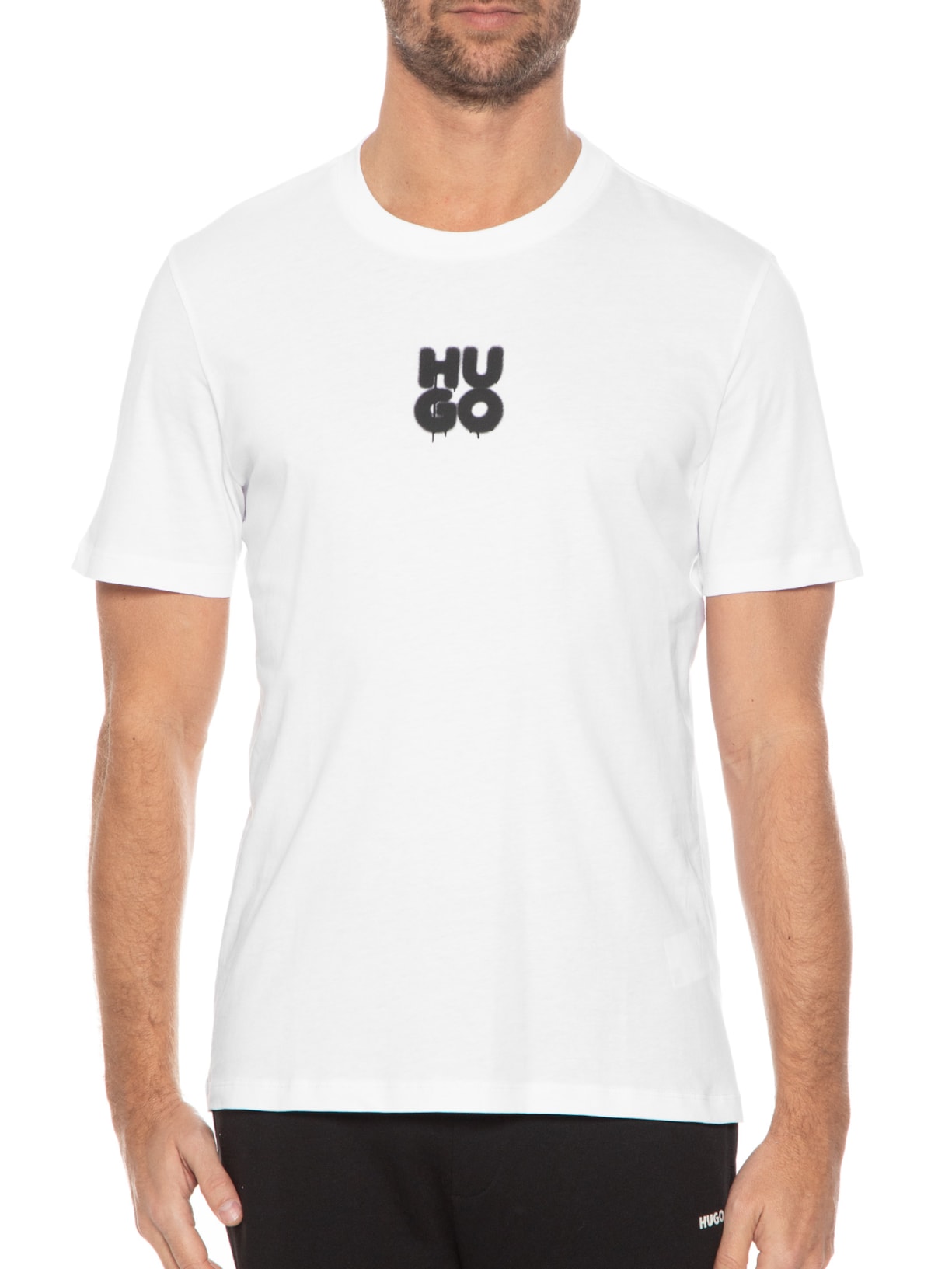 Camiseta Masculina Decali Branco Hugo