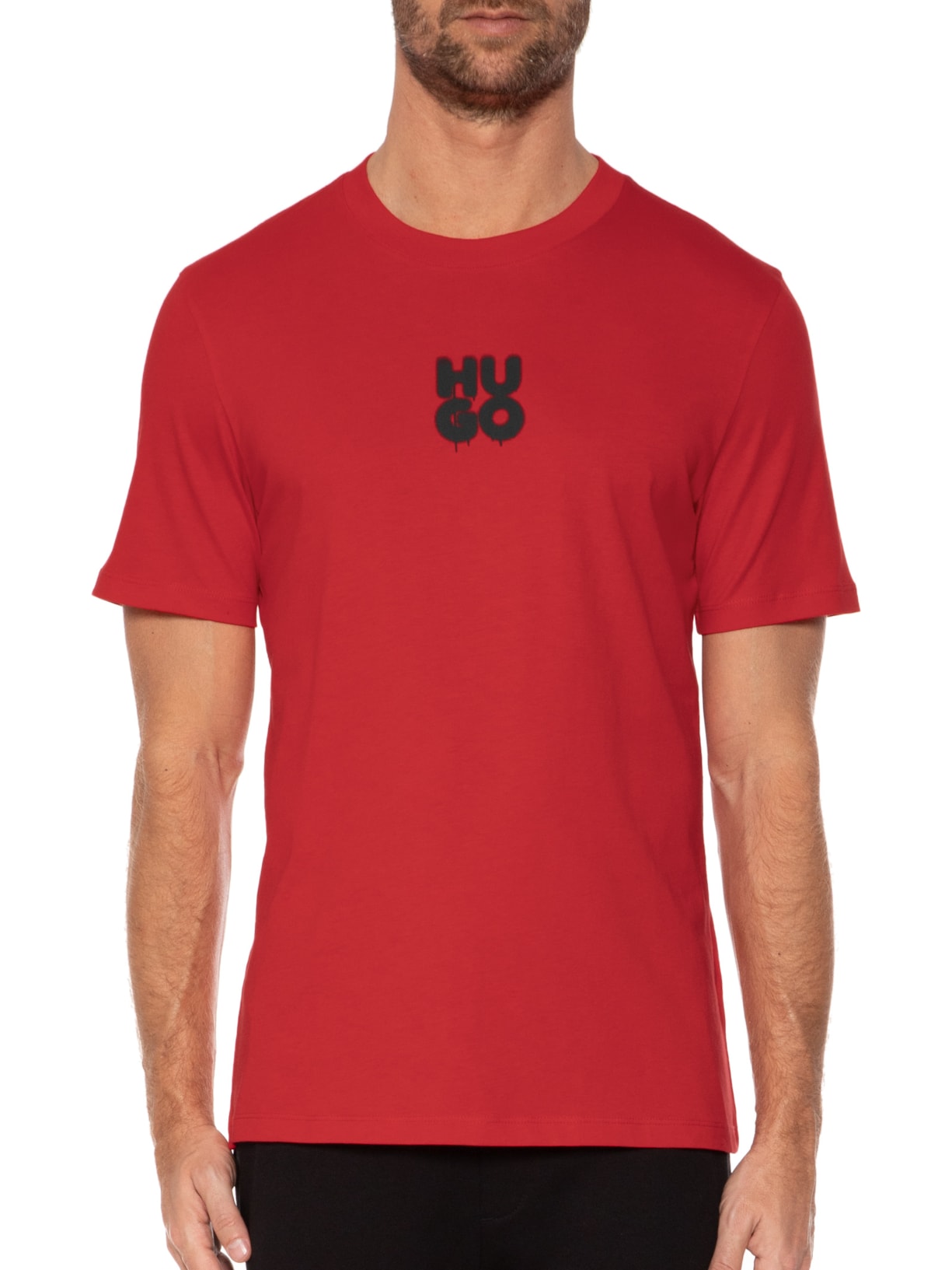 Camiseta Masculina Decali Vermelho Hugo