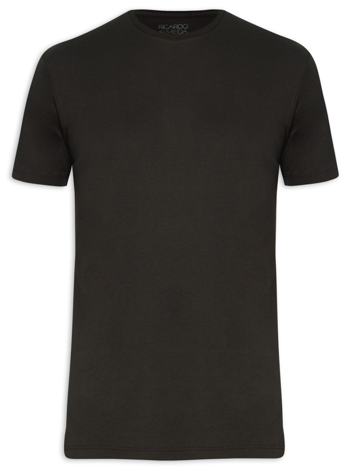 Camiseta Masculina Decote Careca - Marrom