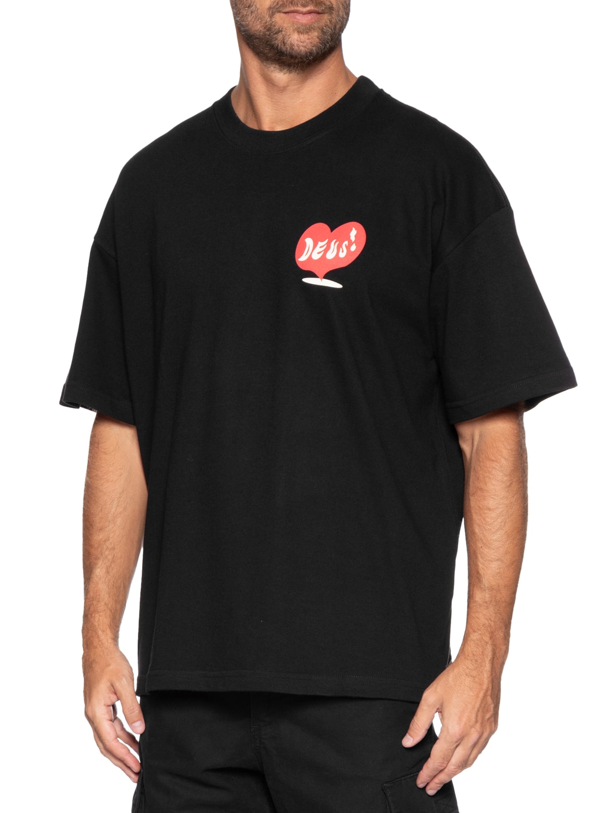 Camiseta Masculina Deep Cut Preto Deus Ex Machina