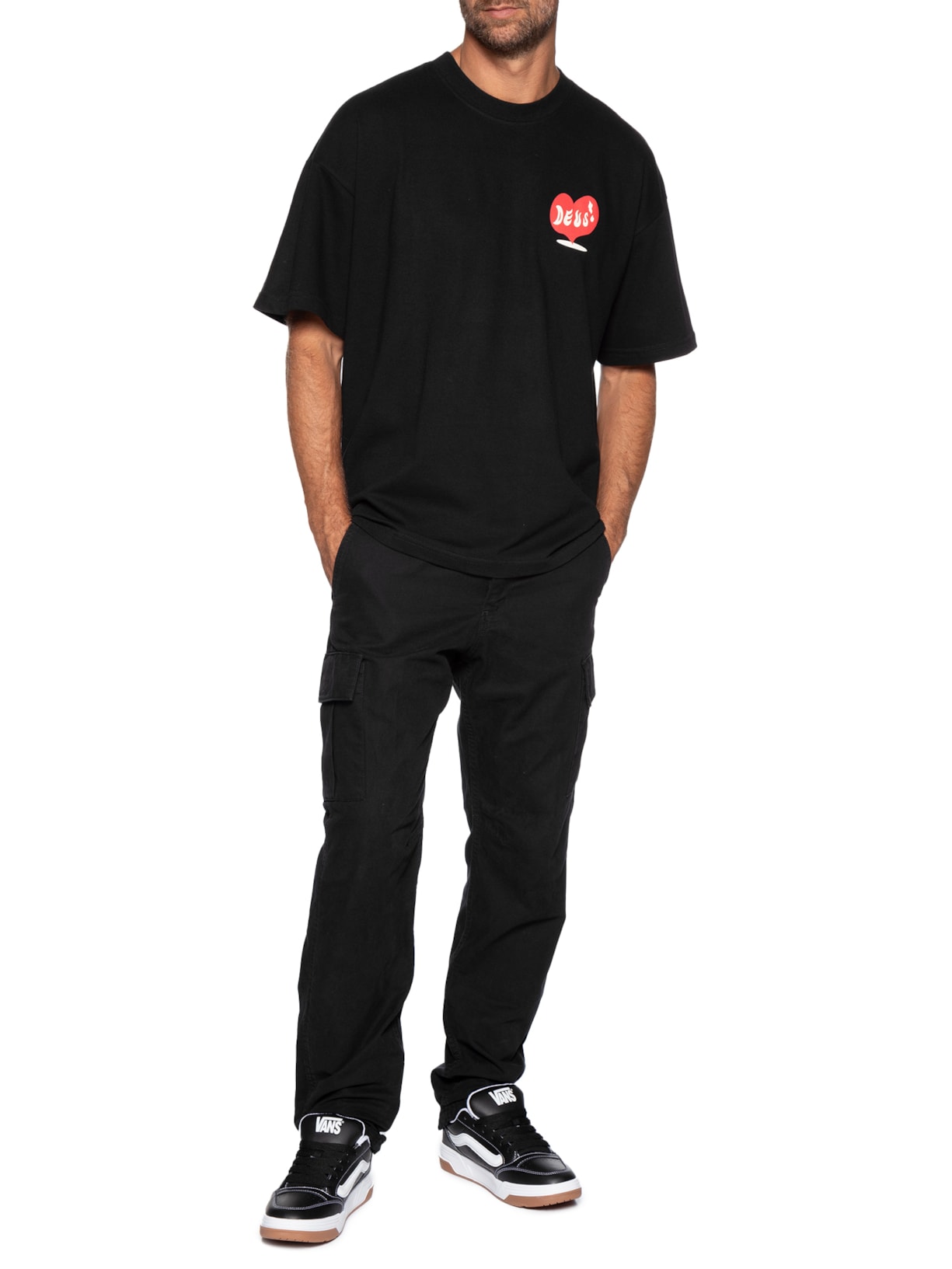 Camiseta Masculina Deep Cut Preto Deus Ex Machina
