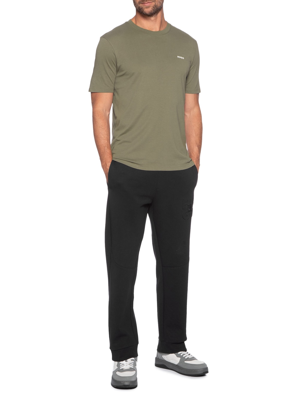 Camiseta Masculina Dero Cinza Hugo