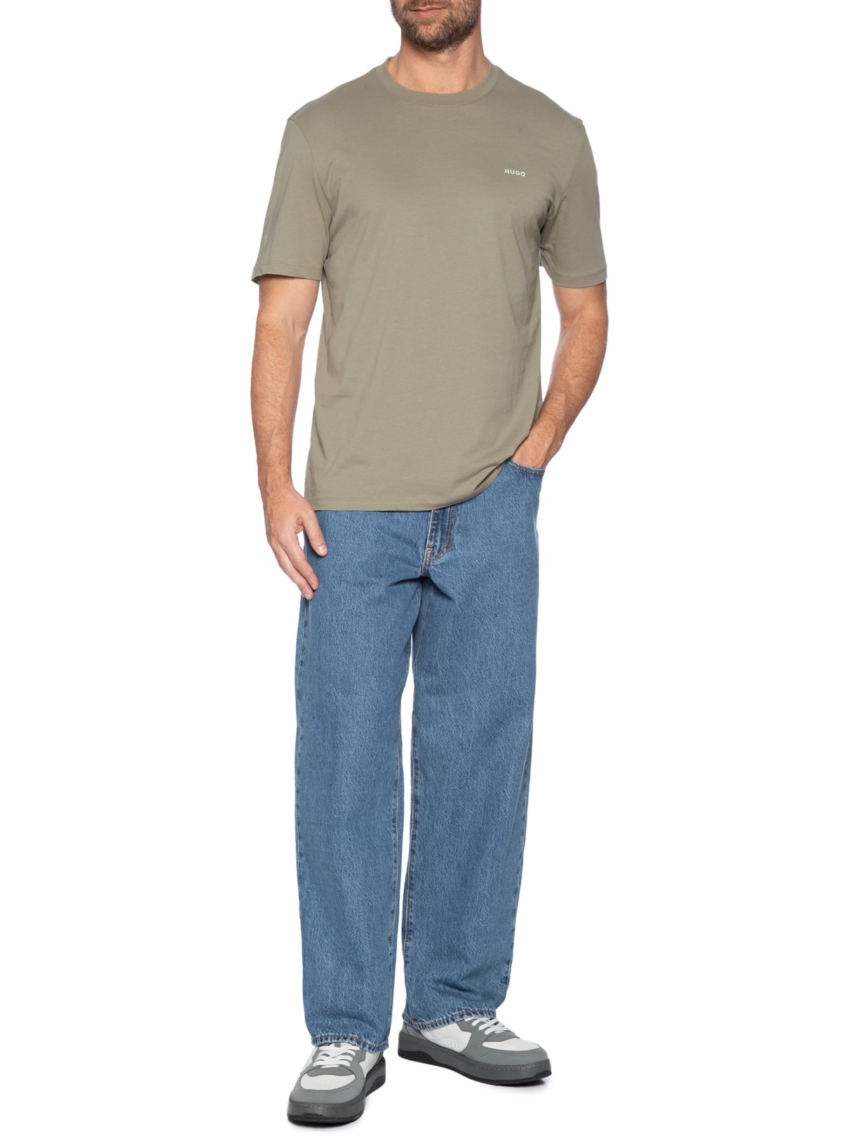 Camiseta Masculina Dero Marrom Hugo