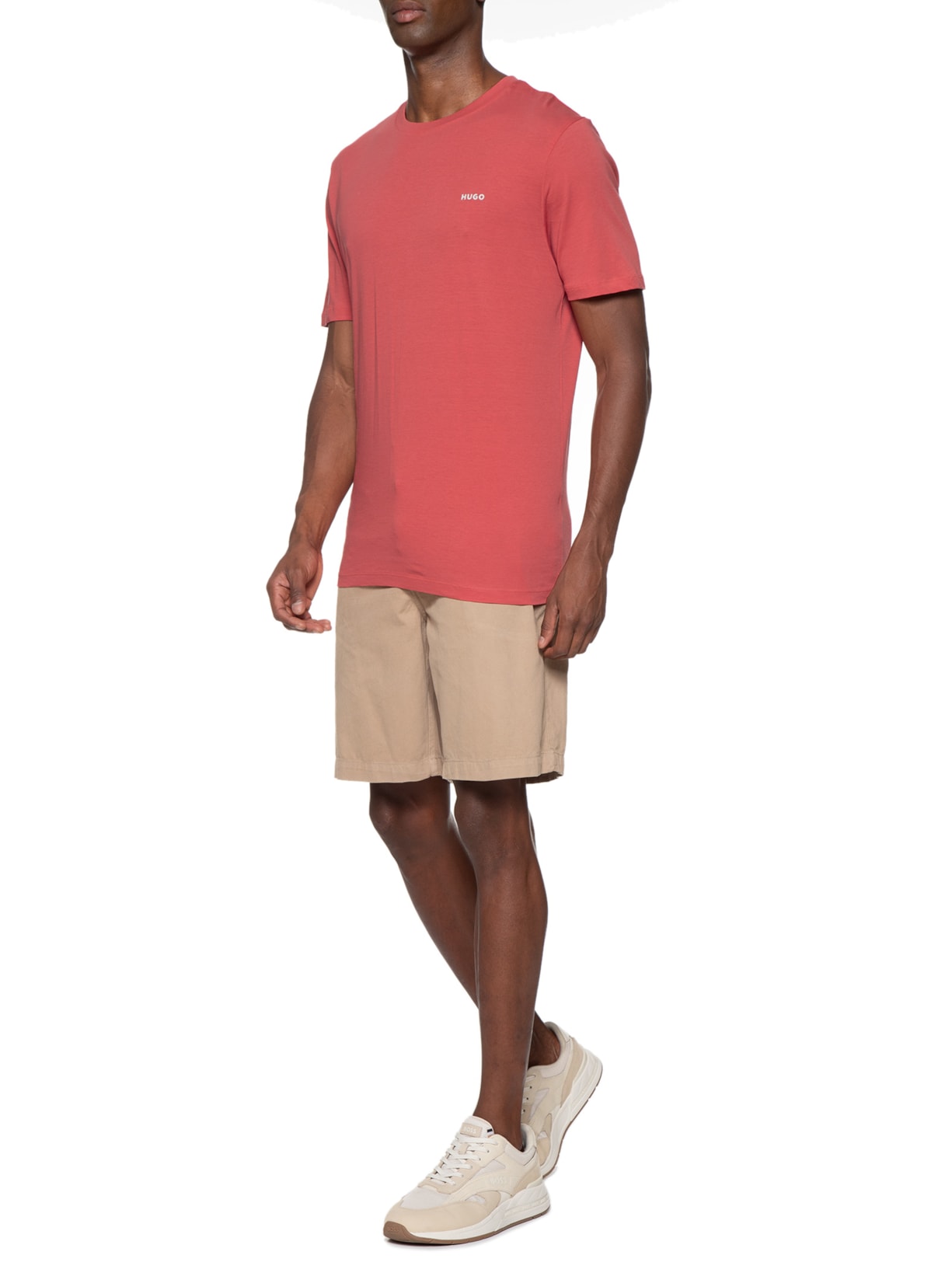 Camiseta Masculina Dero Vermelho Hugo