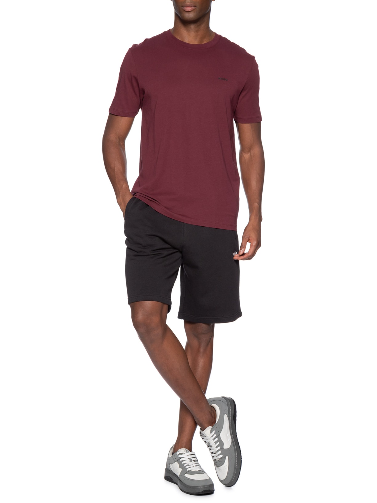 Camiseta Masculina Dero Vermelho Hugo