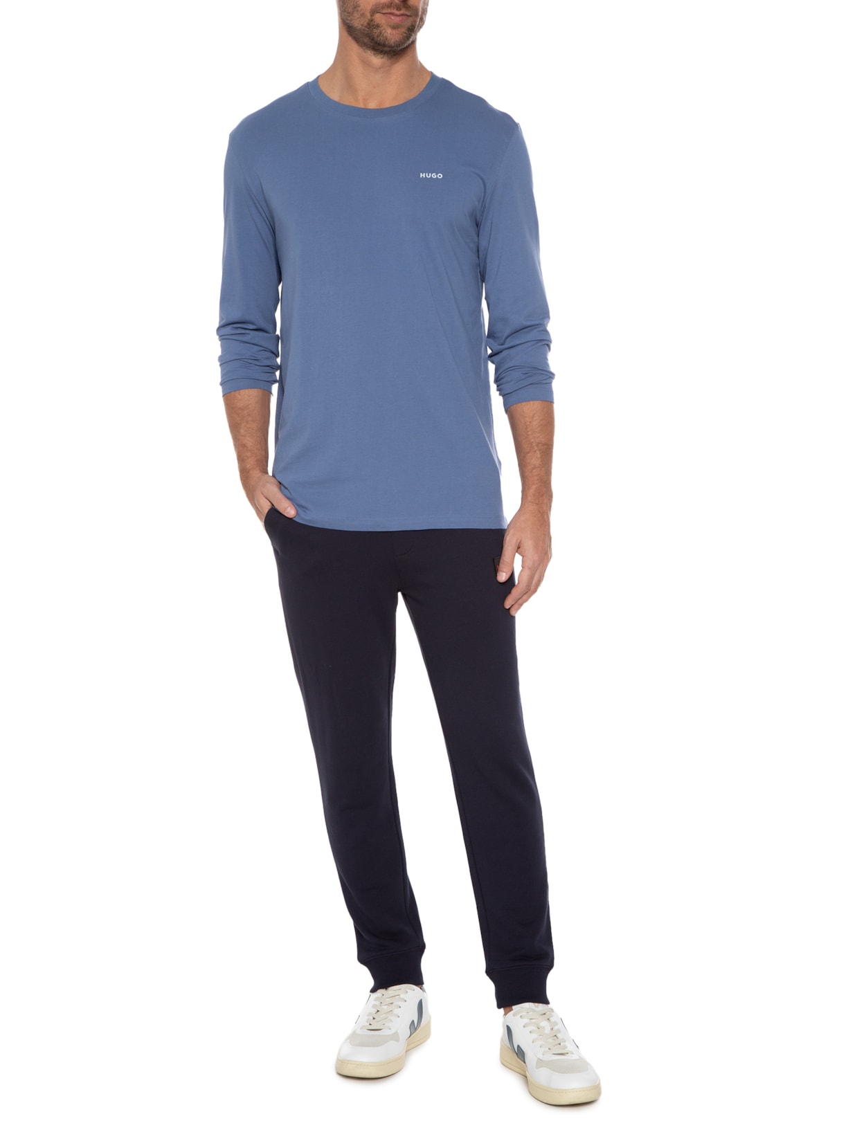 Camiseta Masculina Derol Azul Hugo