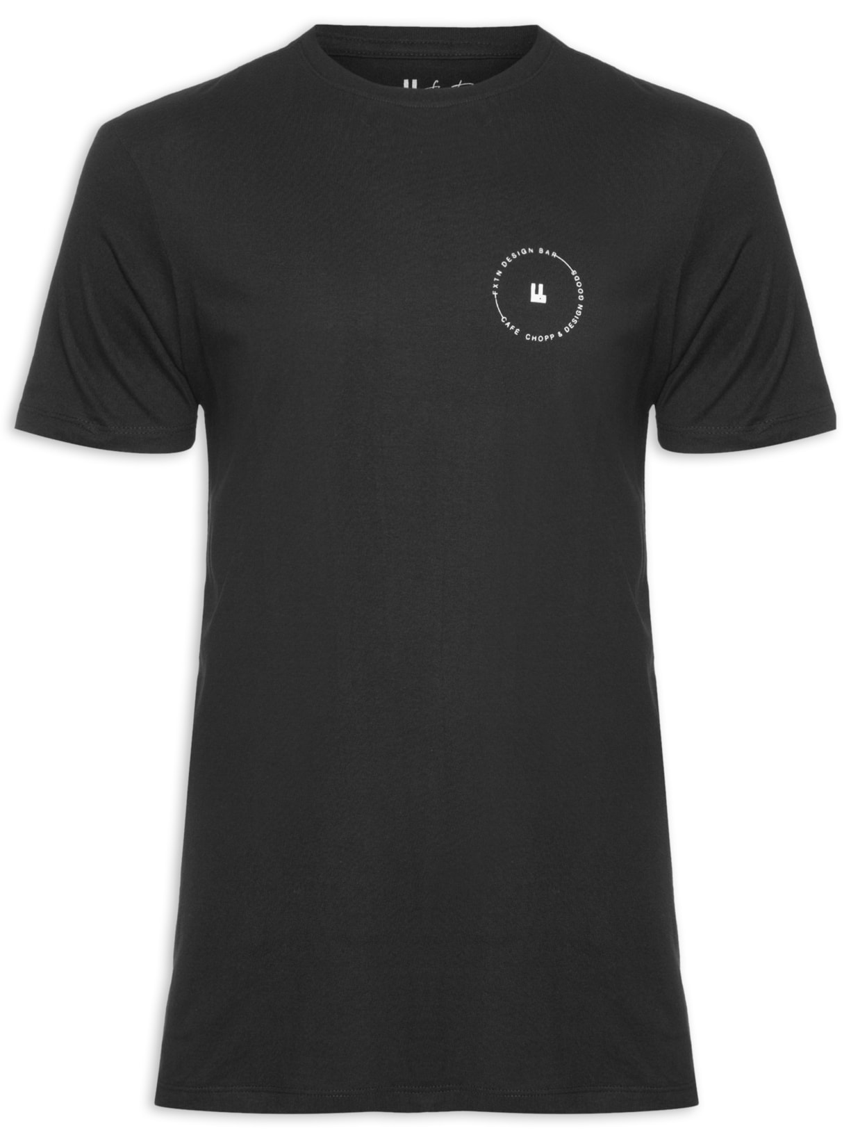 Camiseta Masculina Design Bar - Preto