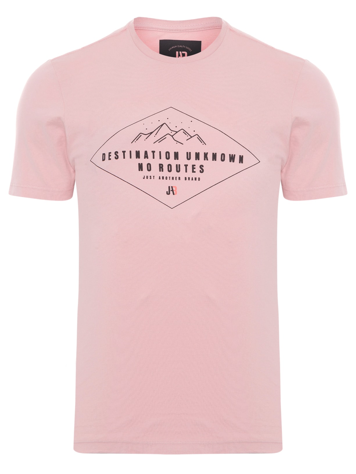 Camiseta Masculina Destination Unknown - Rosa