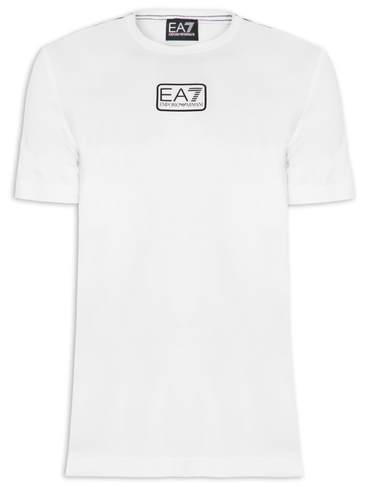 Camiseta Masculina Detalhe Viés - Branco