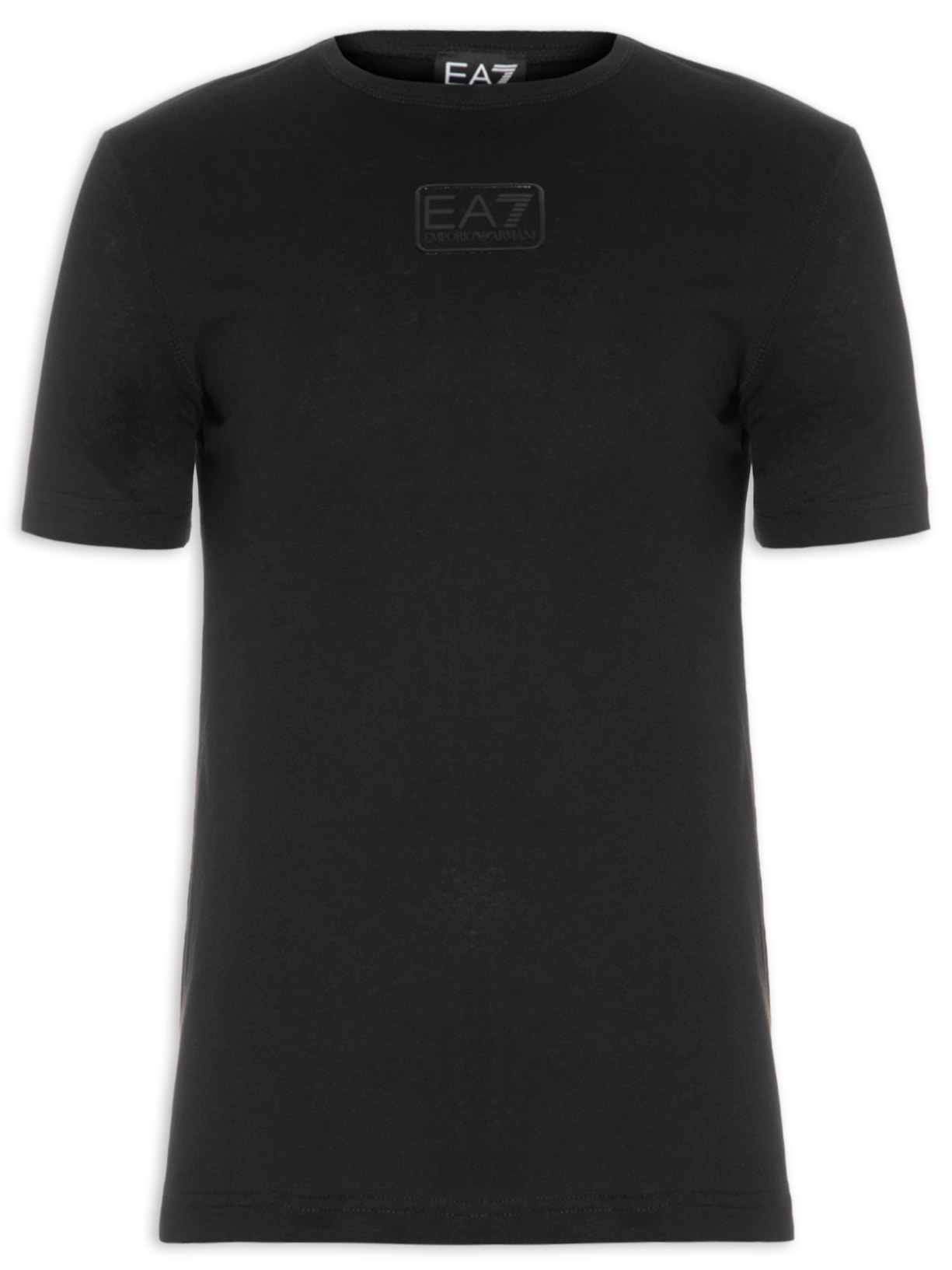 Camiseta Masculina Detalhe Viés - Preto