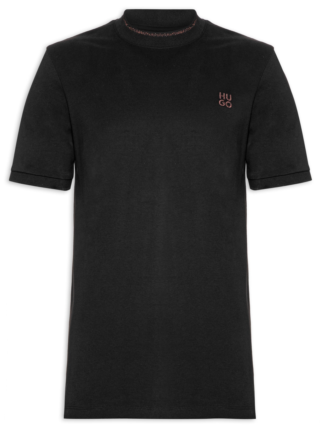 Camiseta Masculina Dettis Preto Hugo