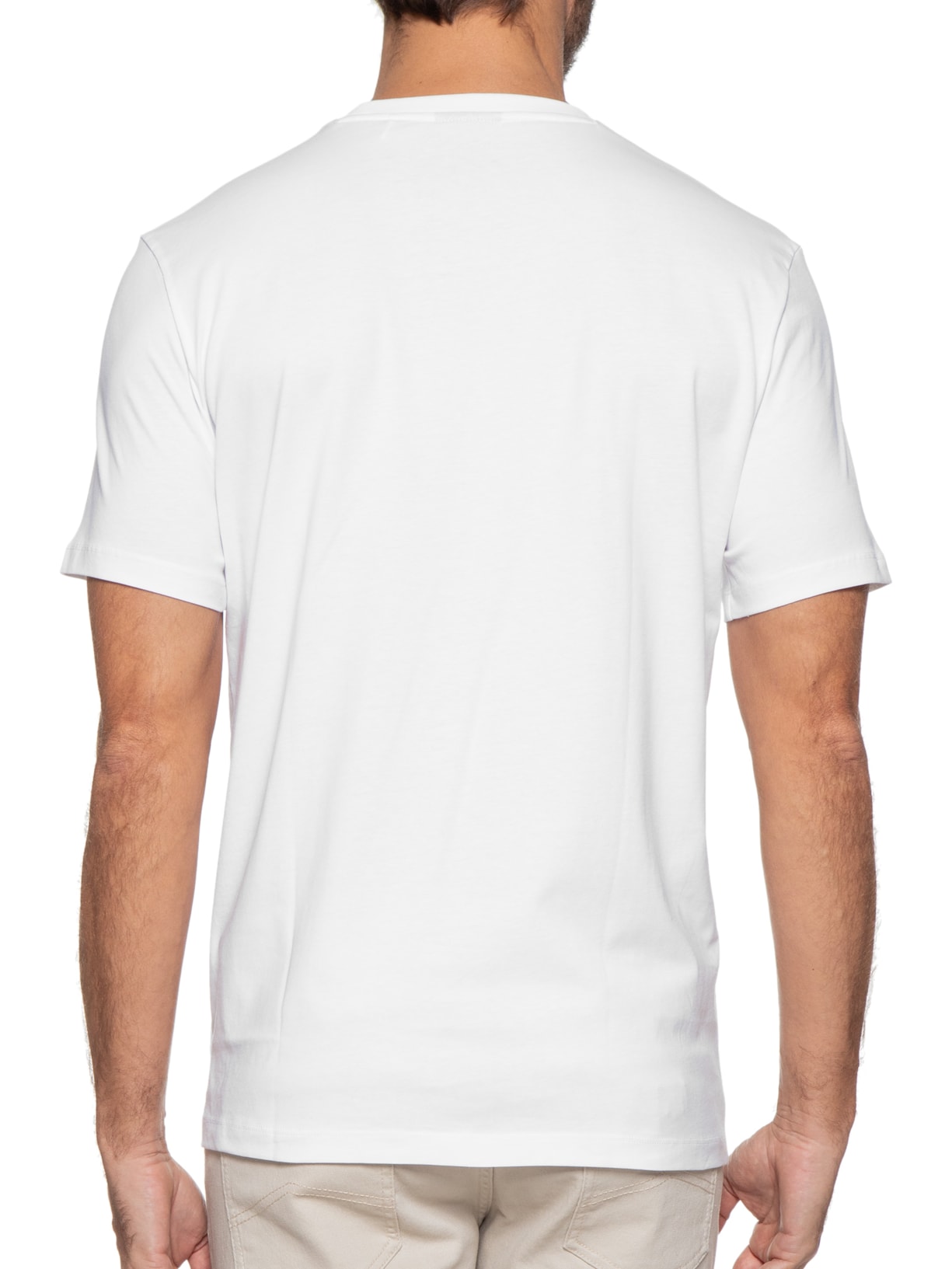 Camiseta Masculina Detzington Branco Hugo