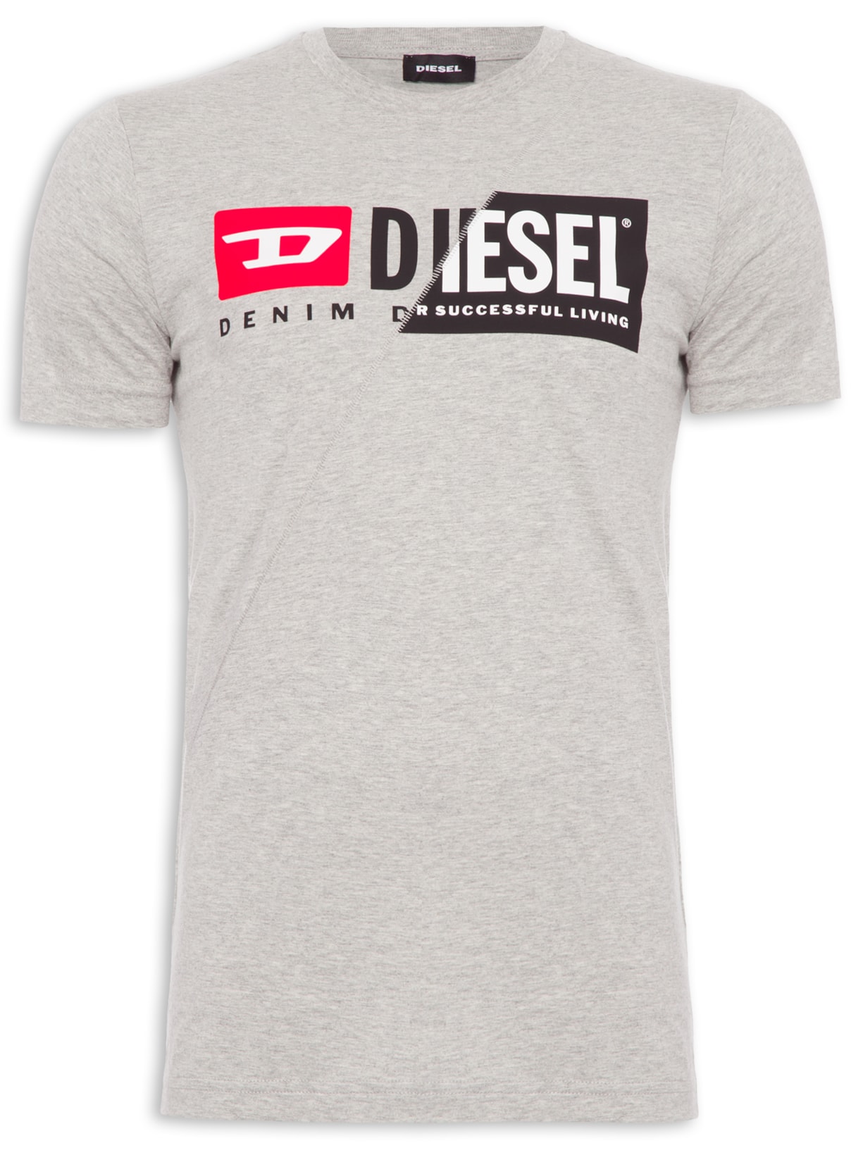 Camiseta Masculina Diego - Cinza