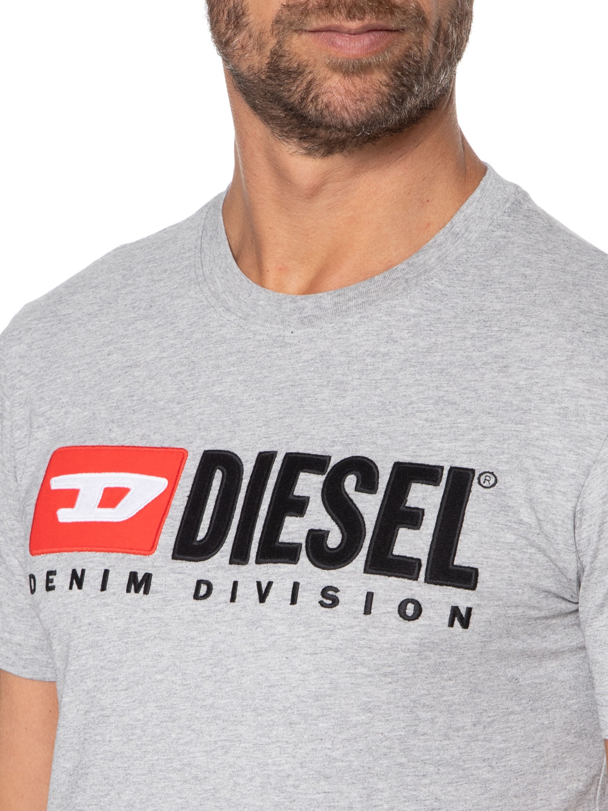 Camiseta Masculina Diegor Cinza Diesel
