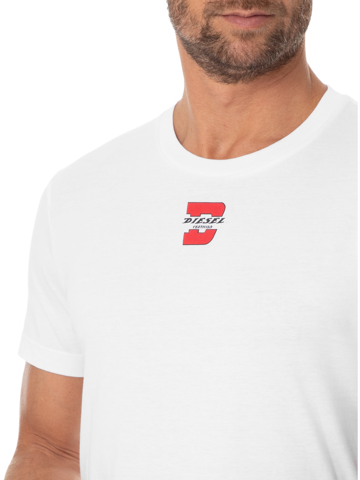 Camiseta Masculina Diegor K55 Branco Diesel