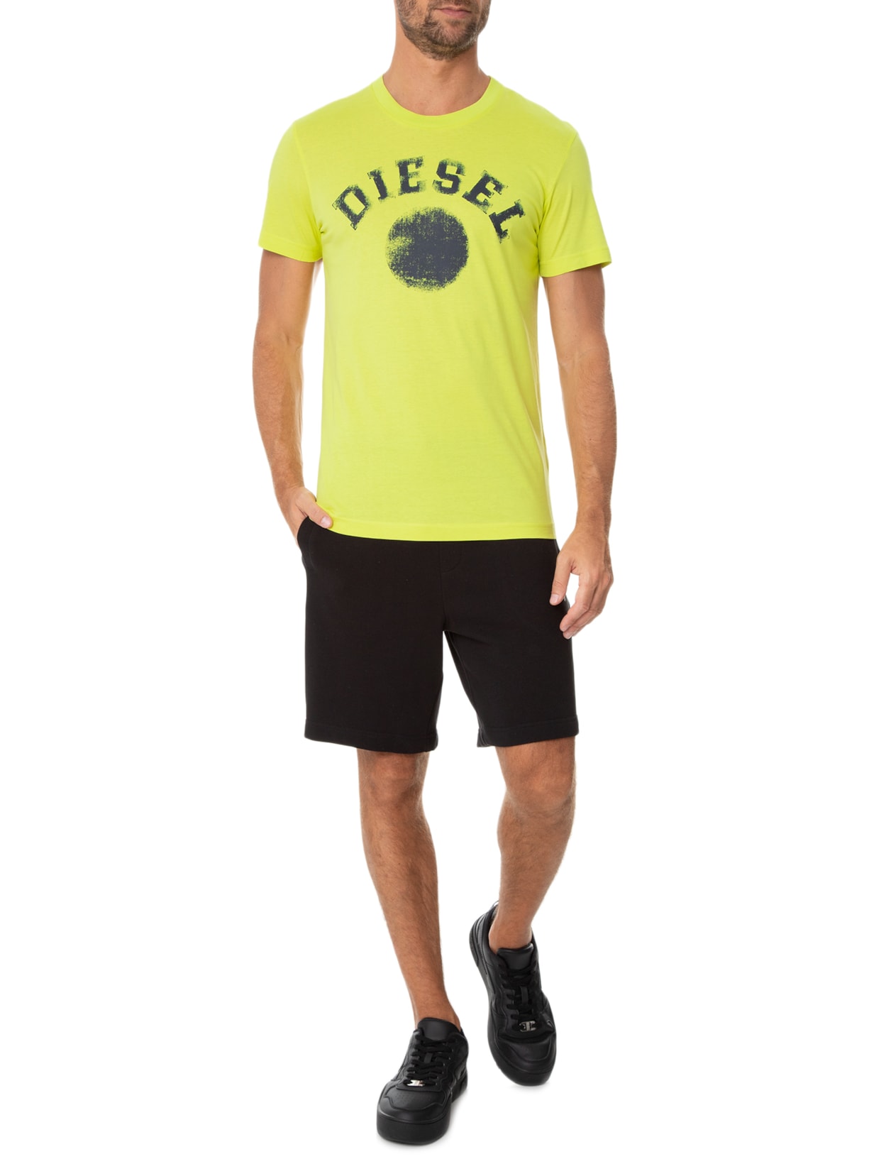 Camiseta Masculina Diegor K56 Verde Diesel