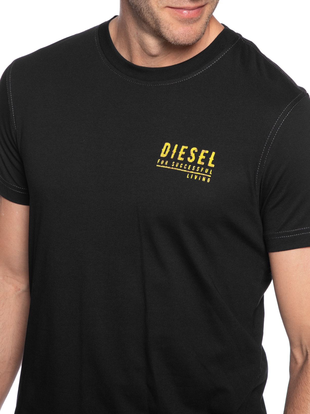 Camiseta Masculina Diegor K72 Preto Diesel