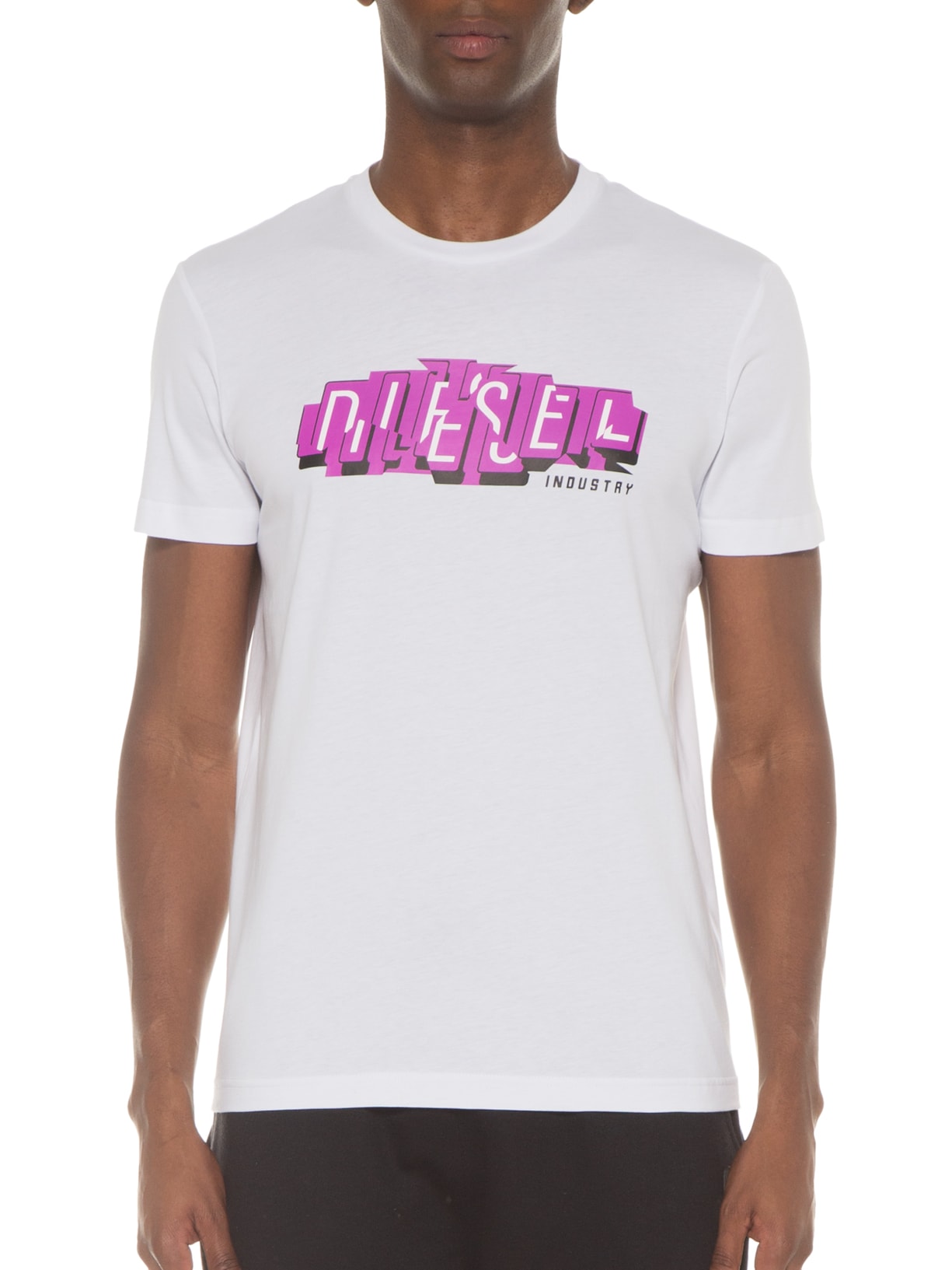 Camiseta Masculina Diegos E32 Branco Diesel