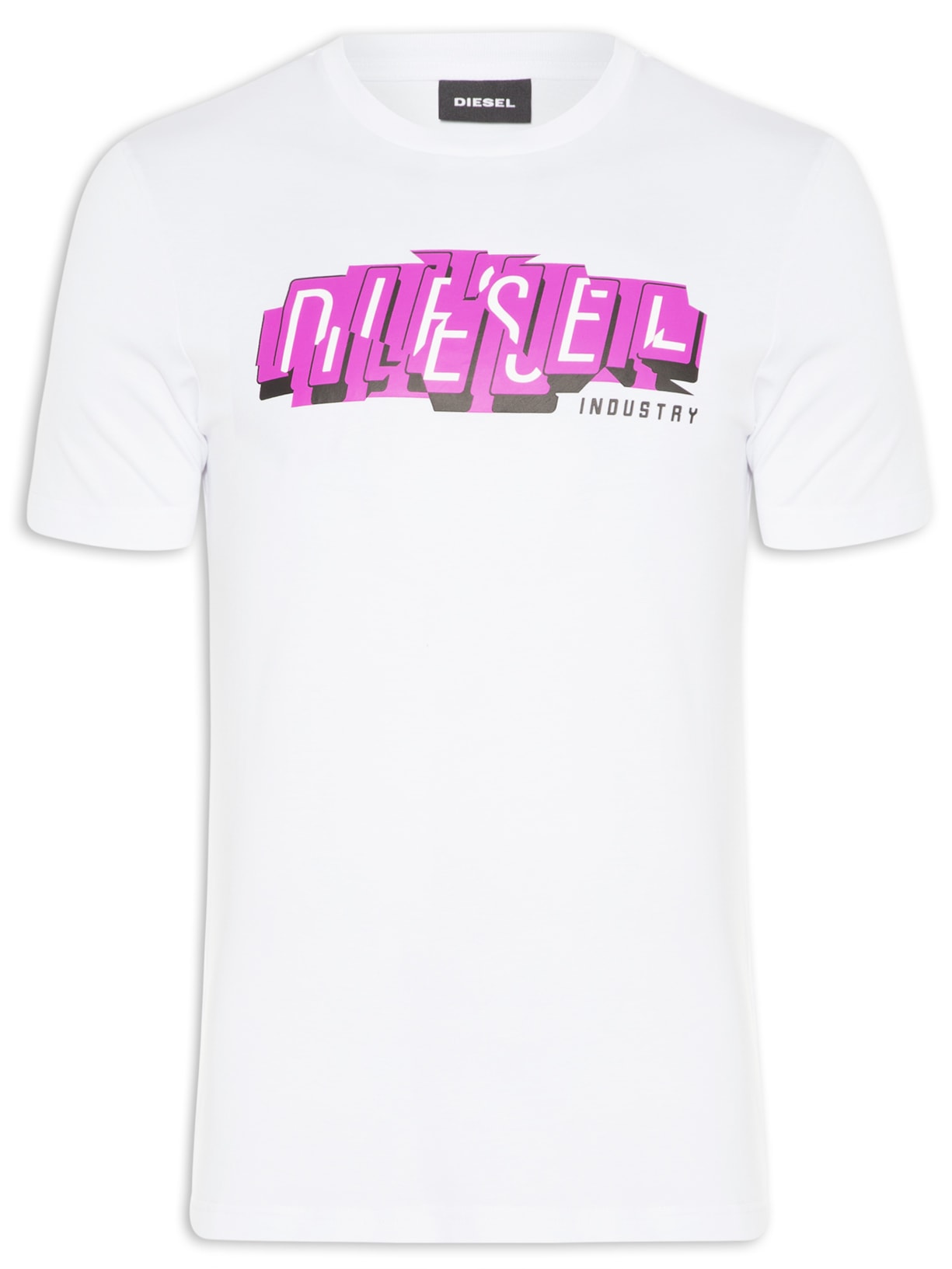 Camiseta Masculina Diegos E32 Branco Diesel