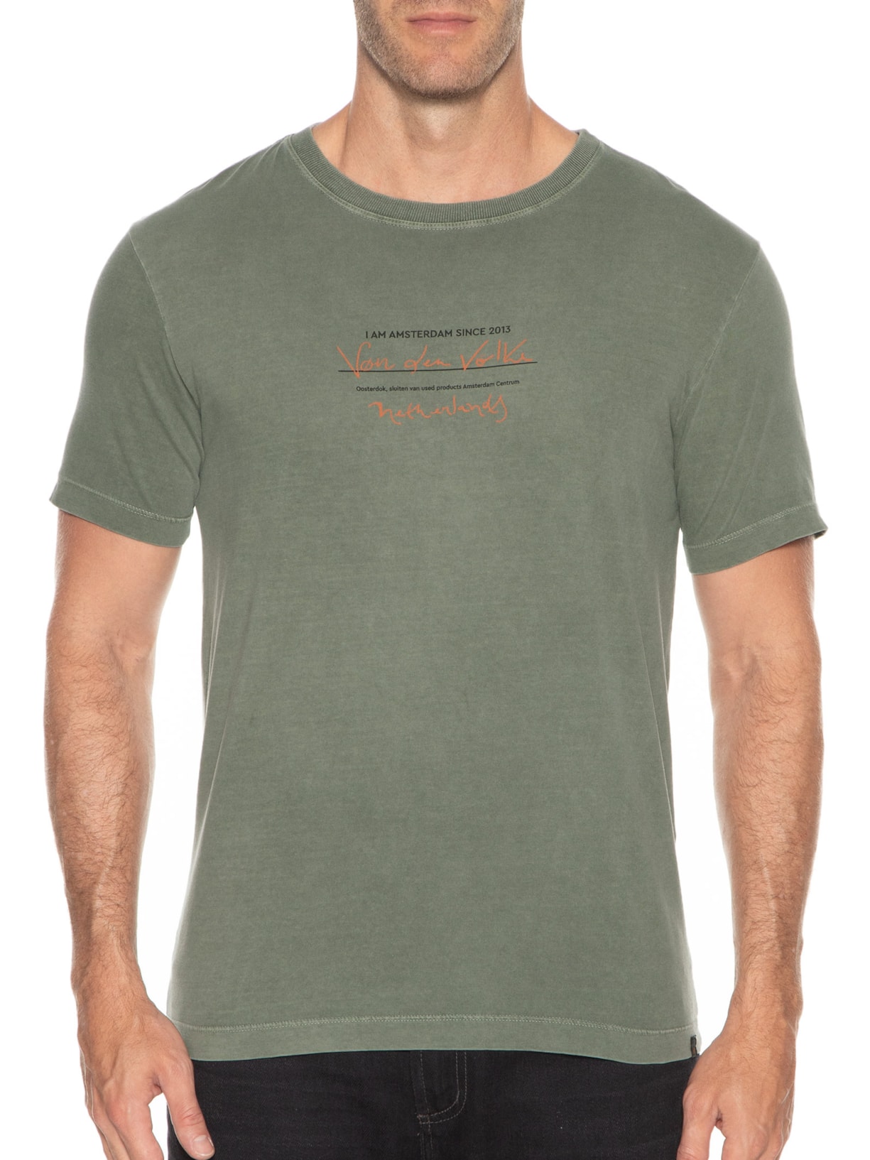 Camiseta Masculina Difference Adrian Verde Von Der Volke