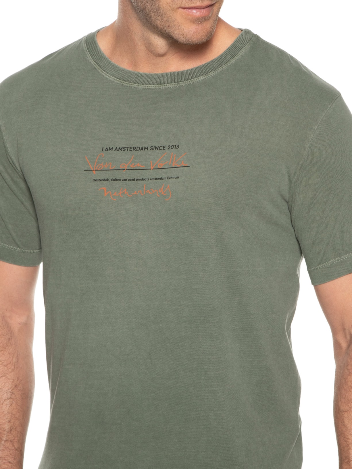 Camiseta Masculina Difference Adrian Verde Von Der Volke