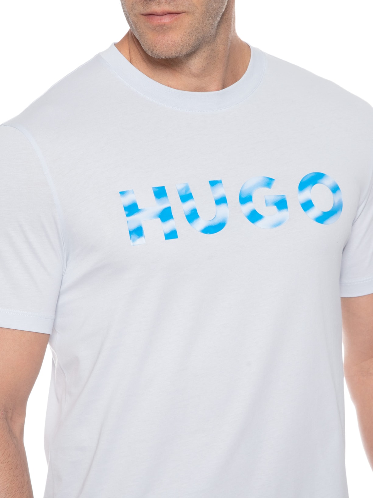 Camiseta Masculina Diluvio Cinza Hugo