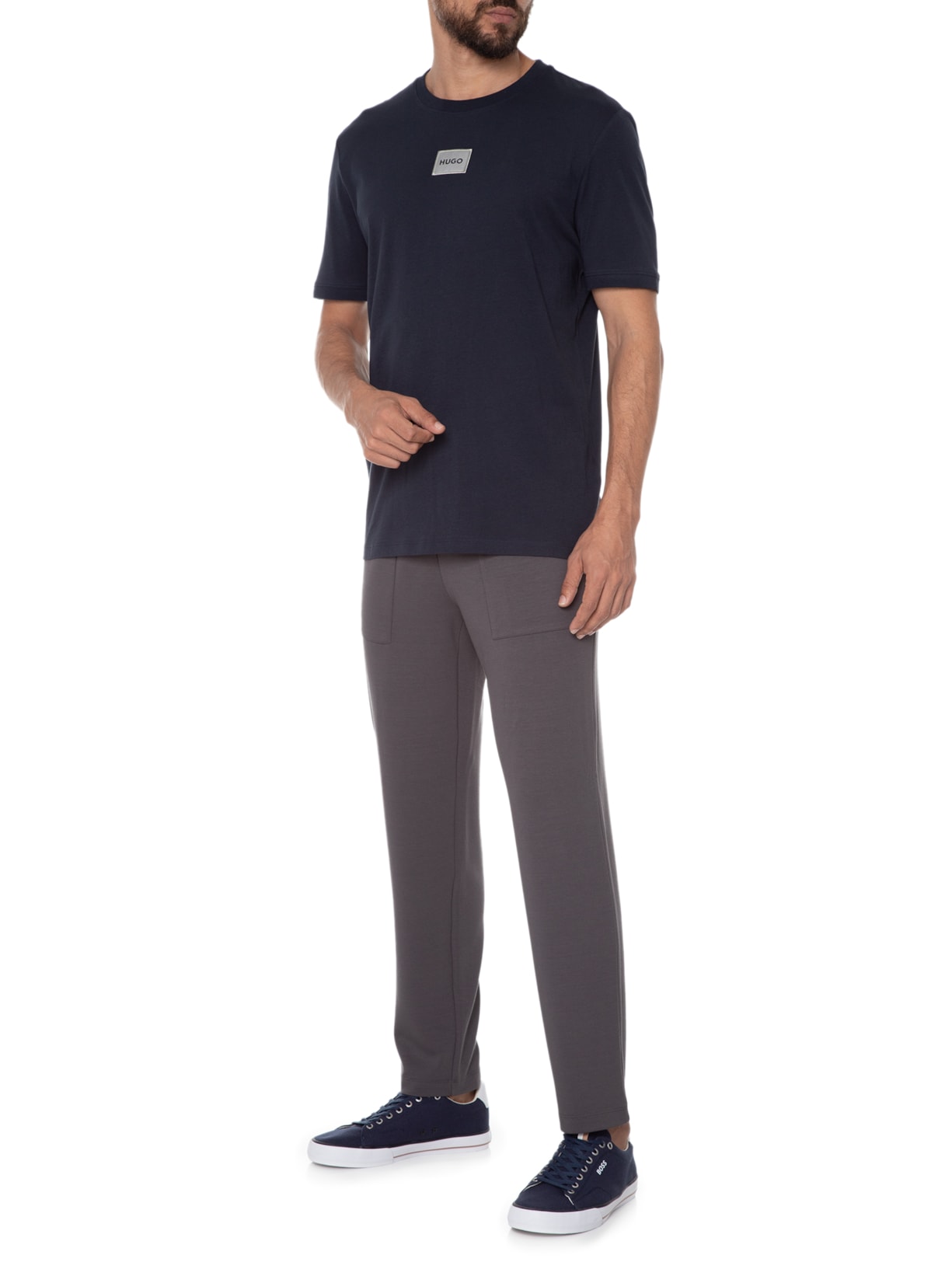 Camiseta Masculina Diragolino Azul Hugo