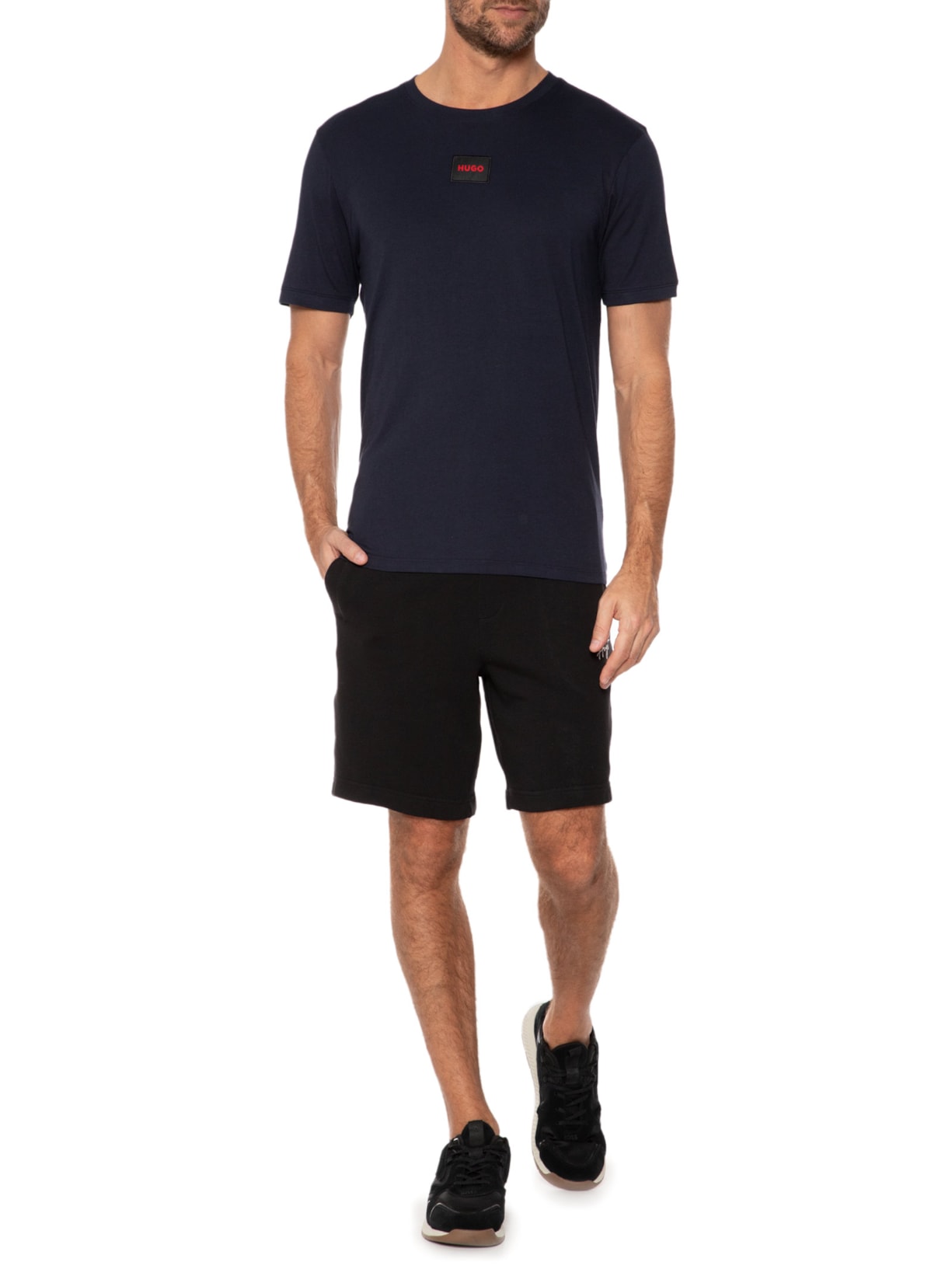 Camiseta Masculina Diragolino Azul Hugo