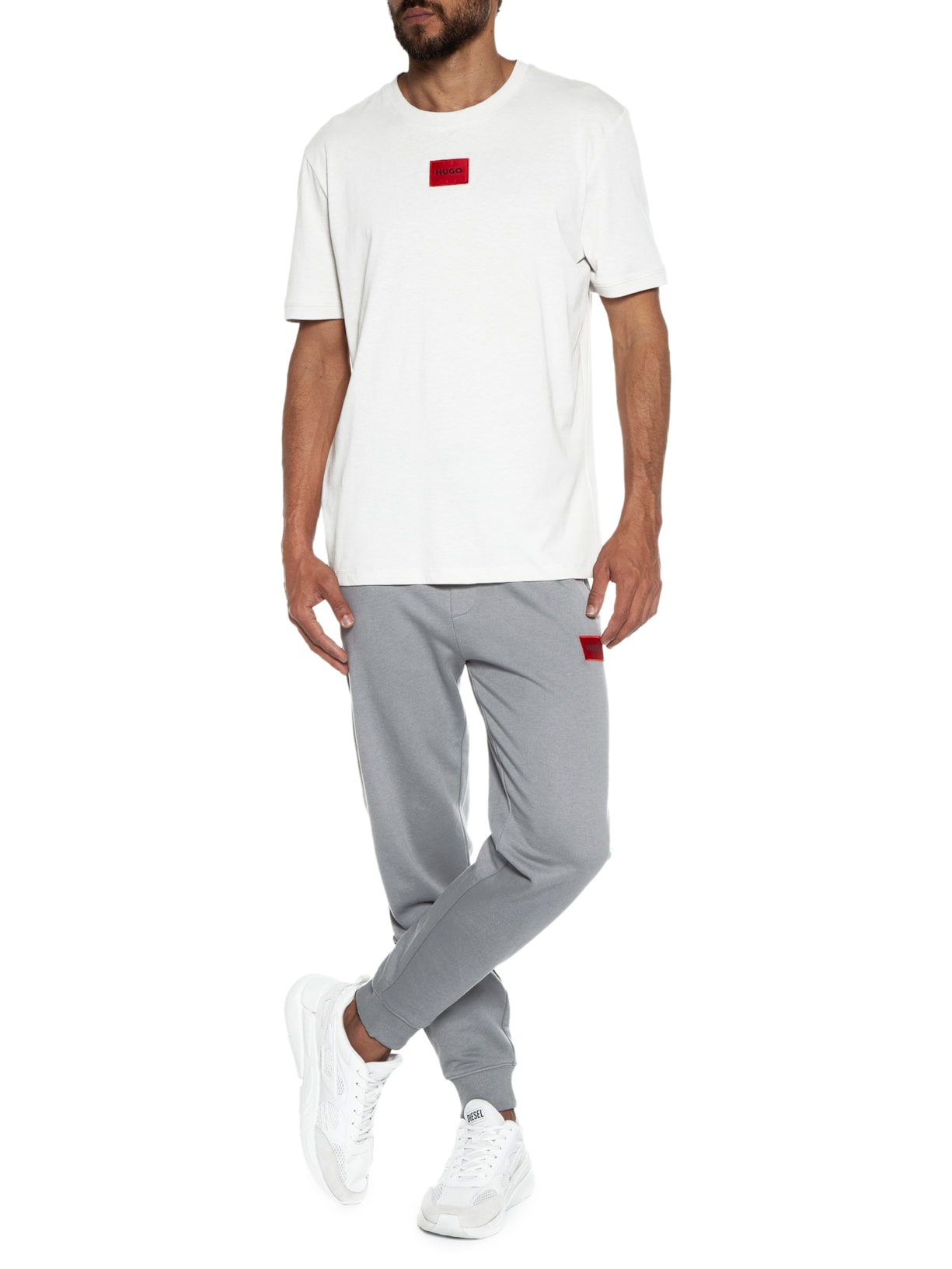 Camiseta Masculina Diragolino Bege Hugo