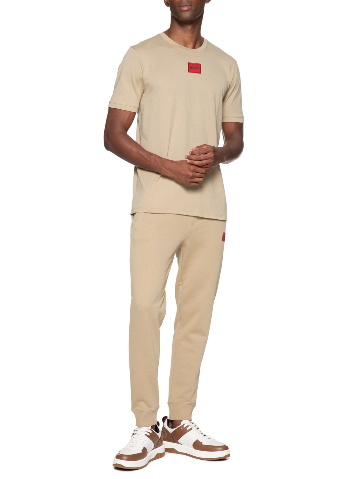 Camiseta Masculina Diragolino Bege Hugo