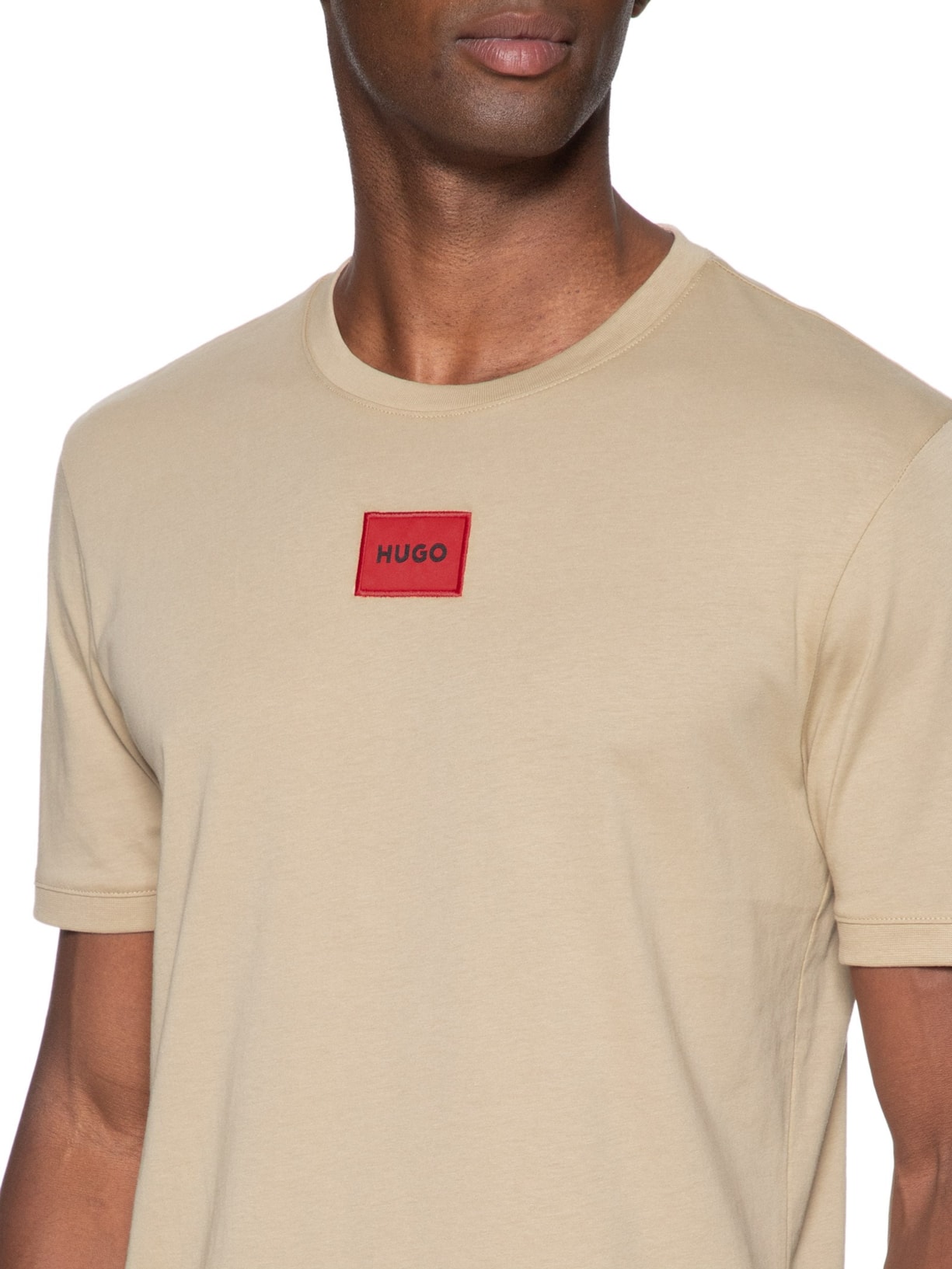 Camiseta Masculina Diragolino Bege Hugo