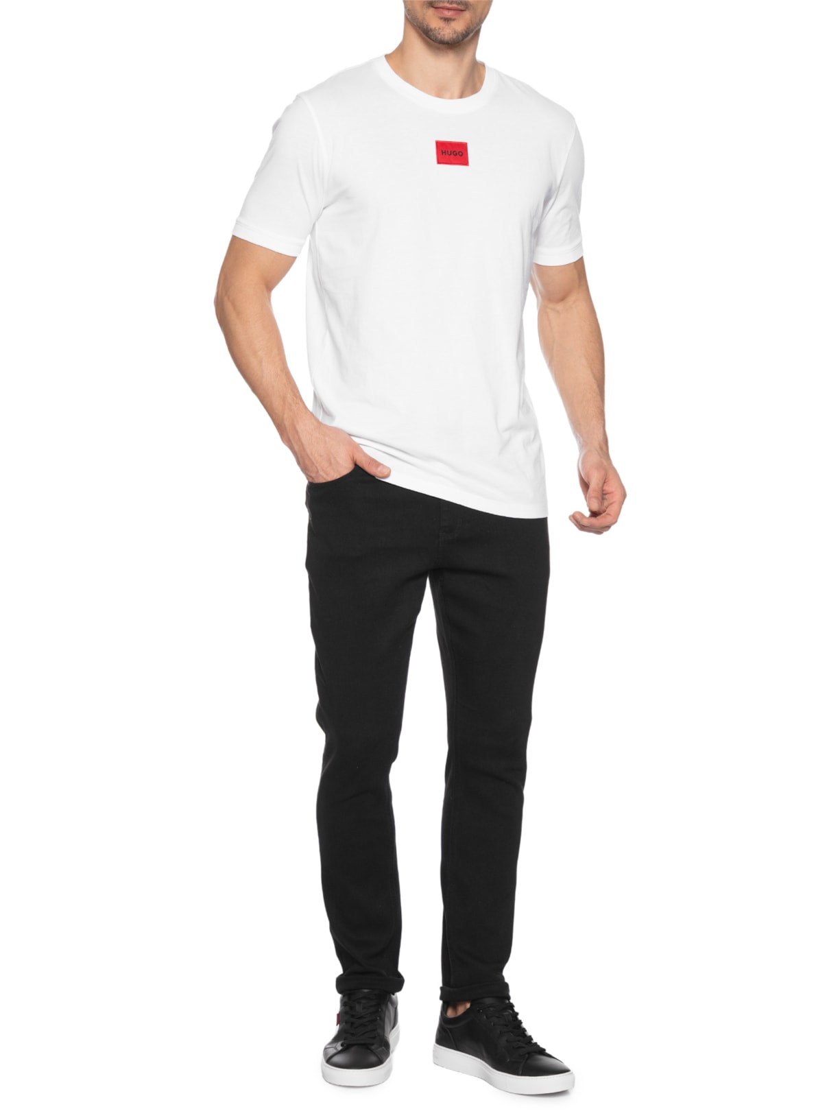 Camiseta Masculina Diragolino Branco Hugo