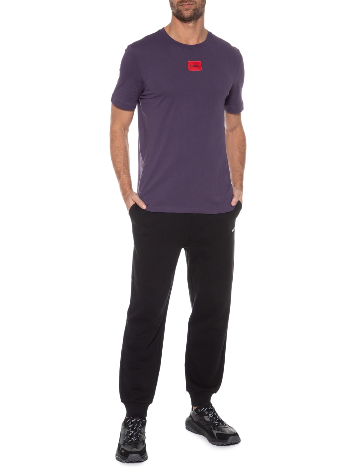 Camiseta Masculina Diragolino Roxo Hugo