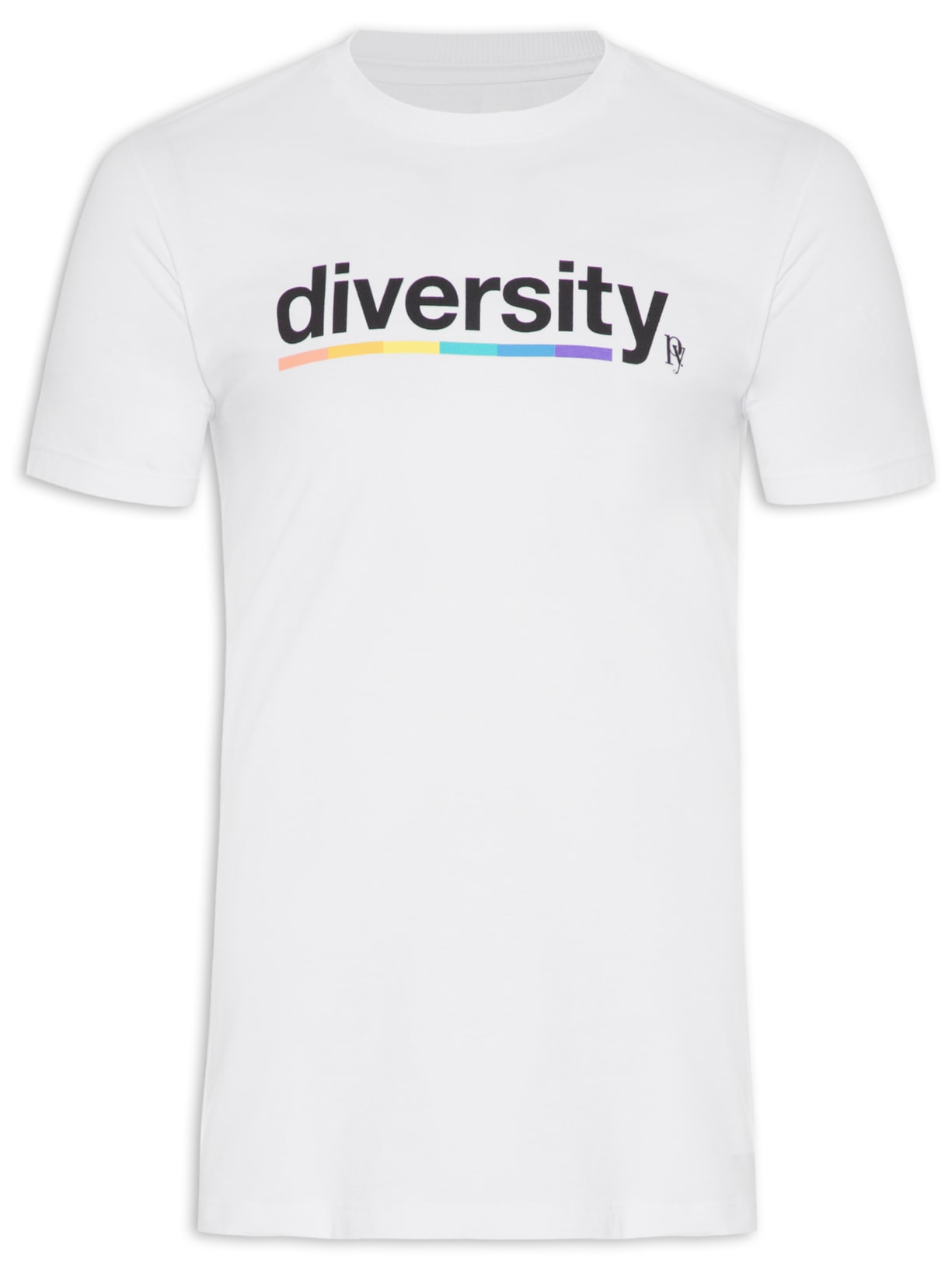 Camiseta Masculina Diversity - Branco