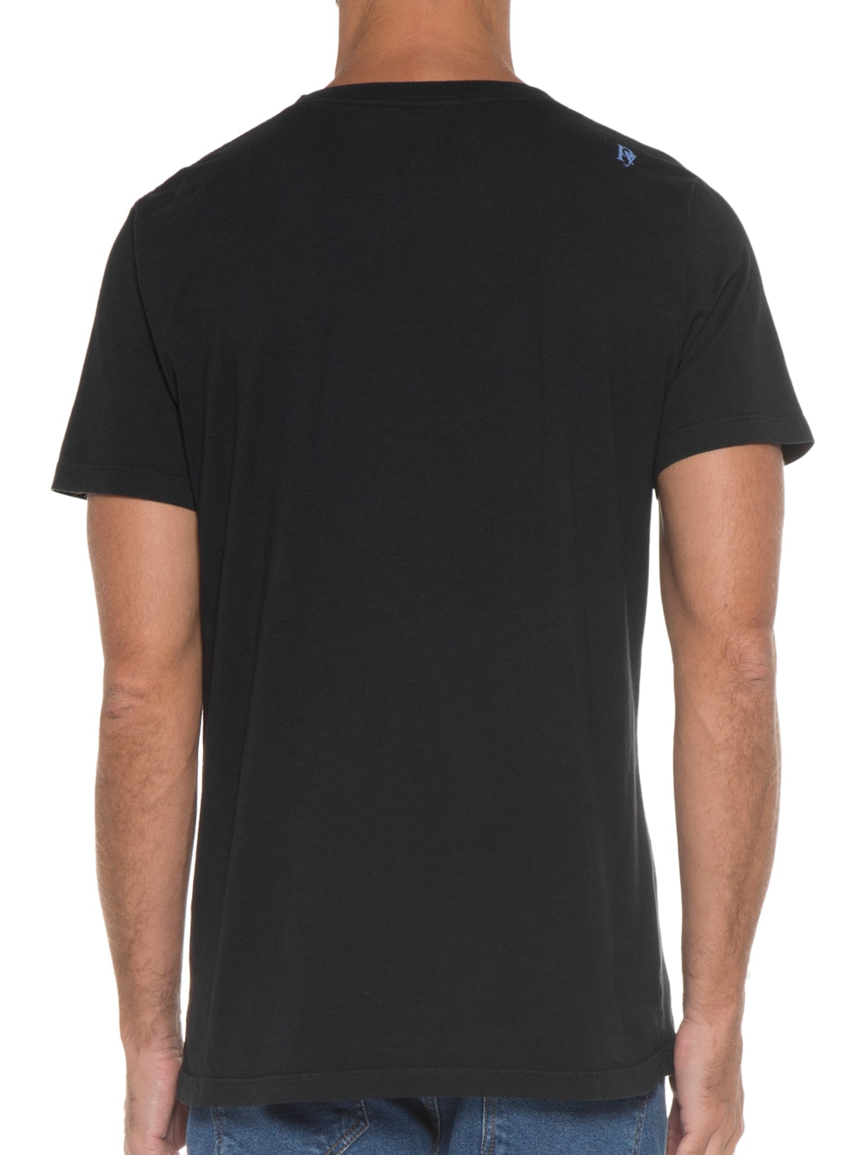 Camiseta Masculina Don't Let The World Burn Preto Purple Yellow