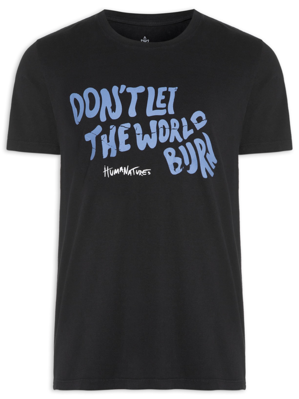 Camiseta Masculina Don't Let The World Burn - Preto