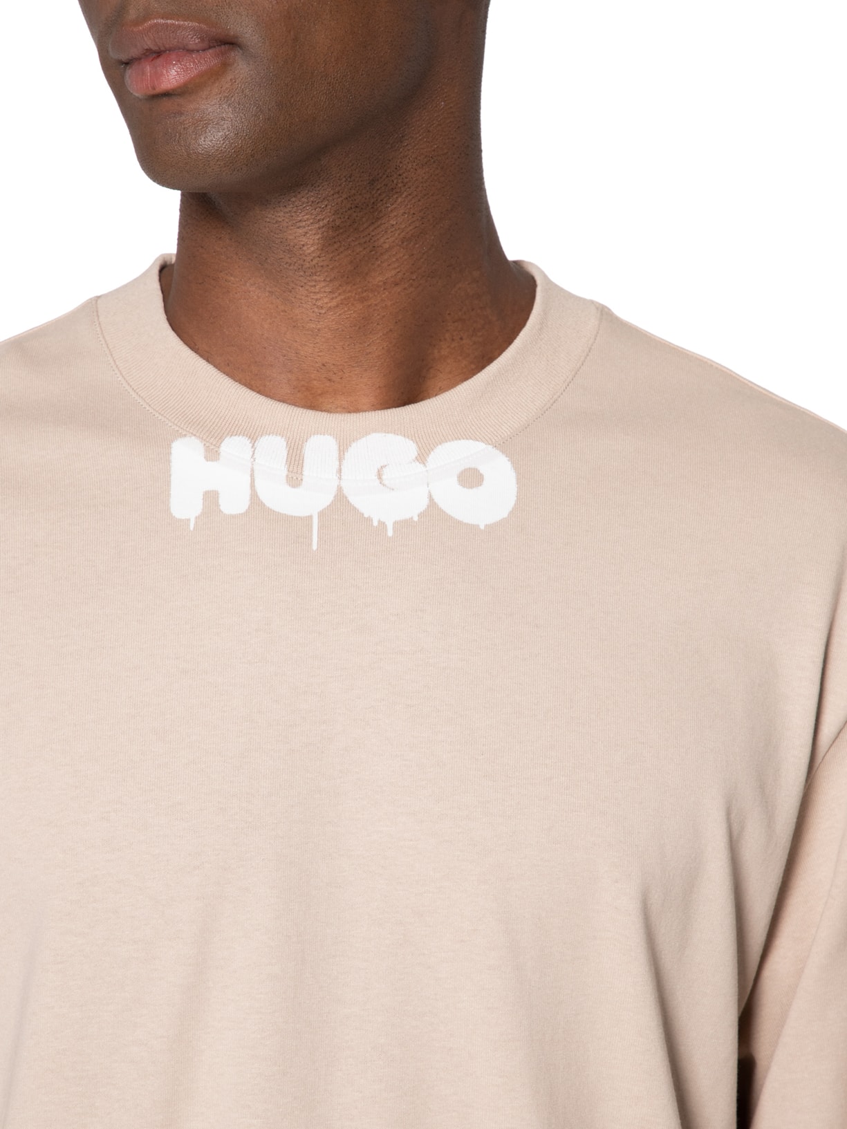 Camiseta Masculina Dotopaxi Bege Hugo