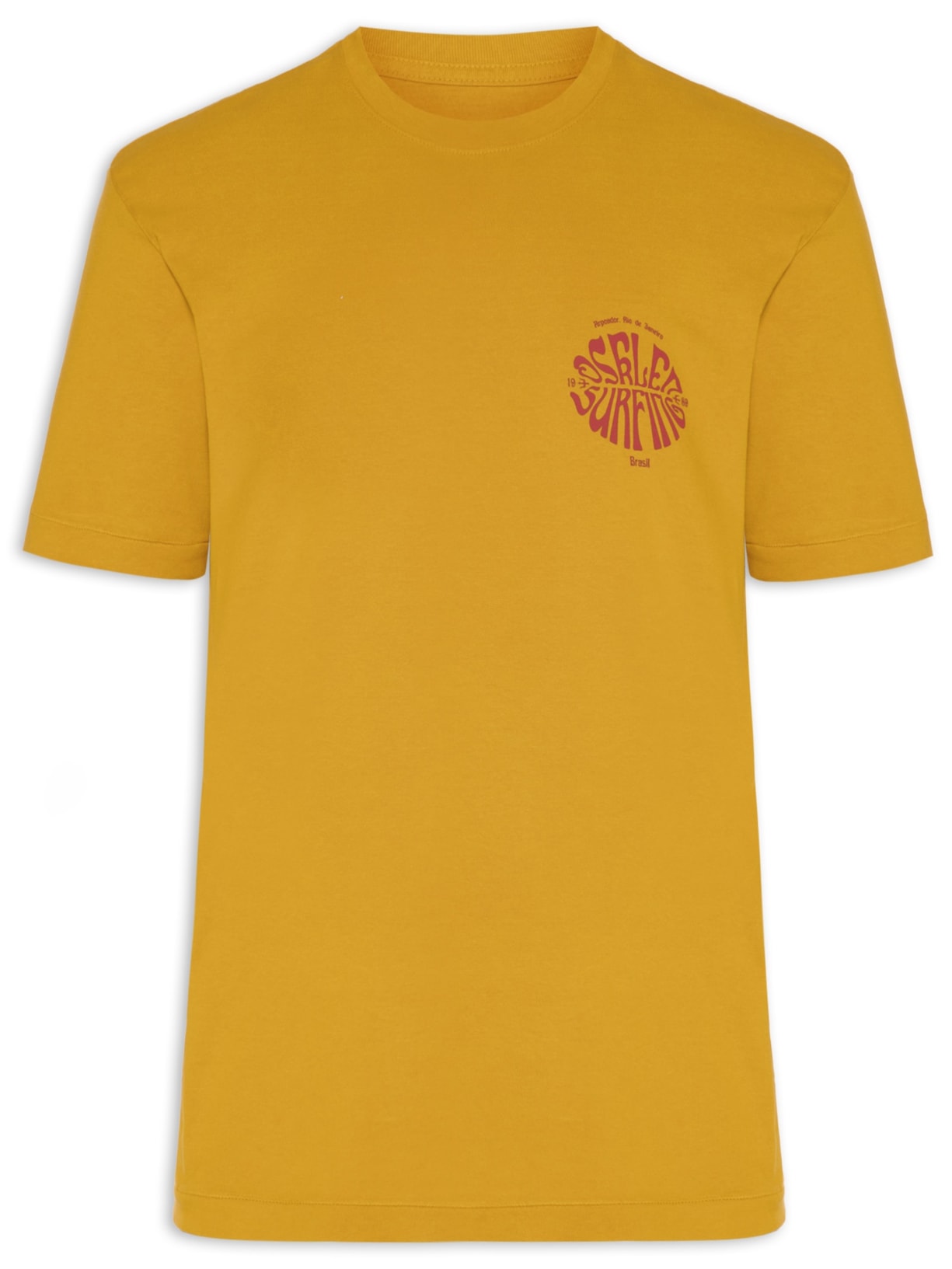 Camiseta Masculina Double 70's Surfing - Laranja