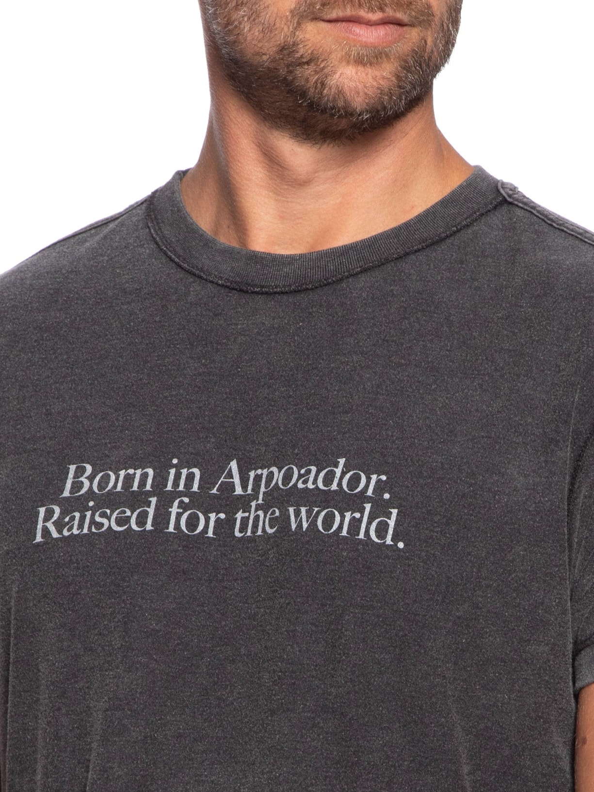 Camiseta Masculina Double Arpx Handmade Preto Osklen