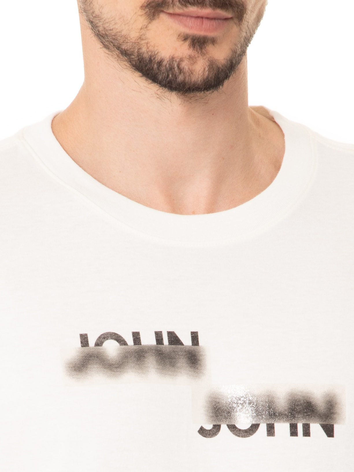 Camiseta Masculina Double Blur Branco John John