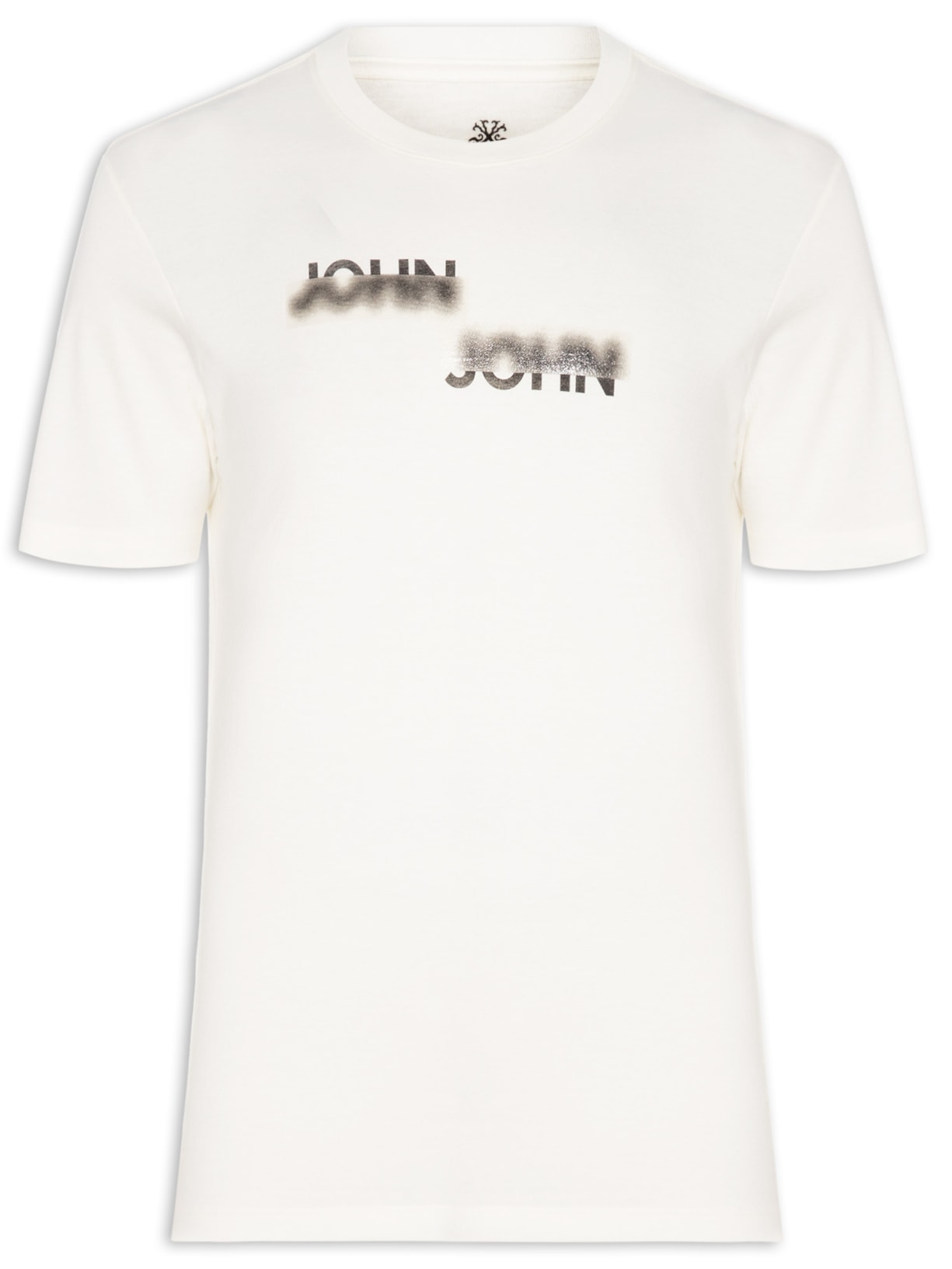 Camiseta Masculina Double Blur Branco John John