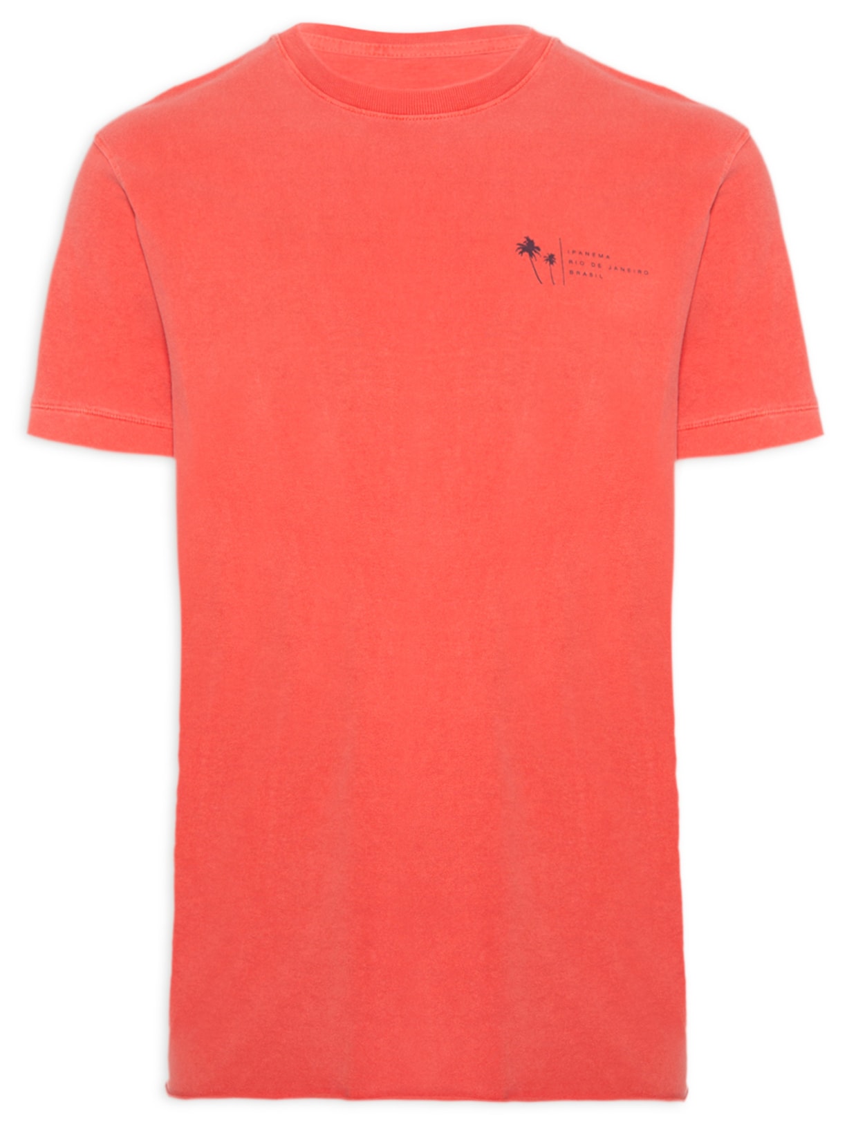 Camiseta Masculina Double Carimbo Rj - Vermelho