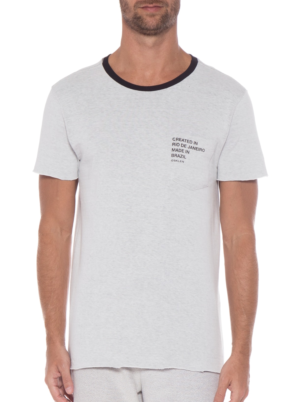 Camiseta Masculina Double Created In Rio Off White Osklen