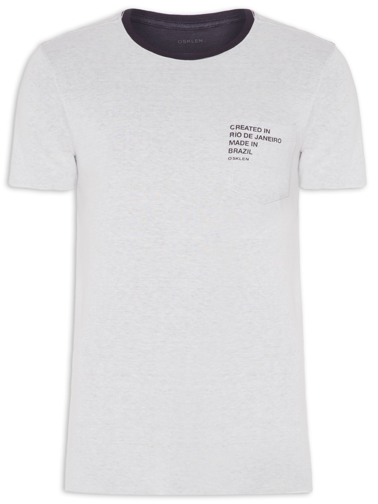 Camiseta Masculina Double Created In Rio Off White Osklen