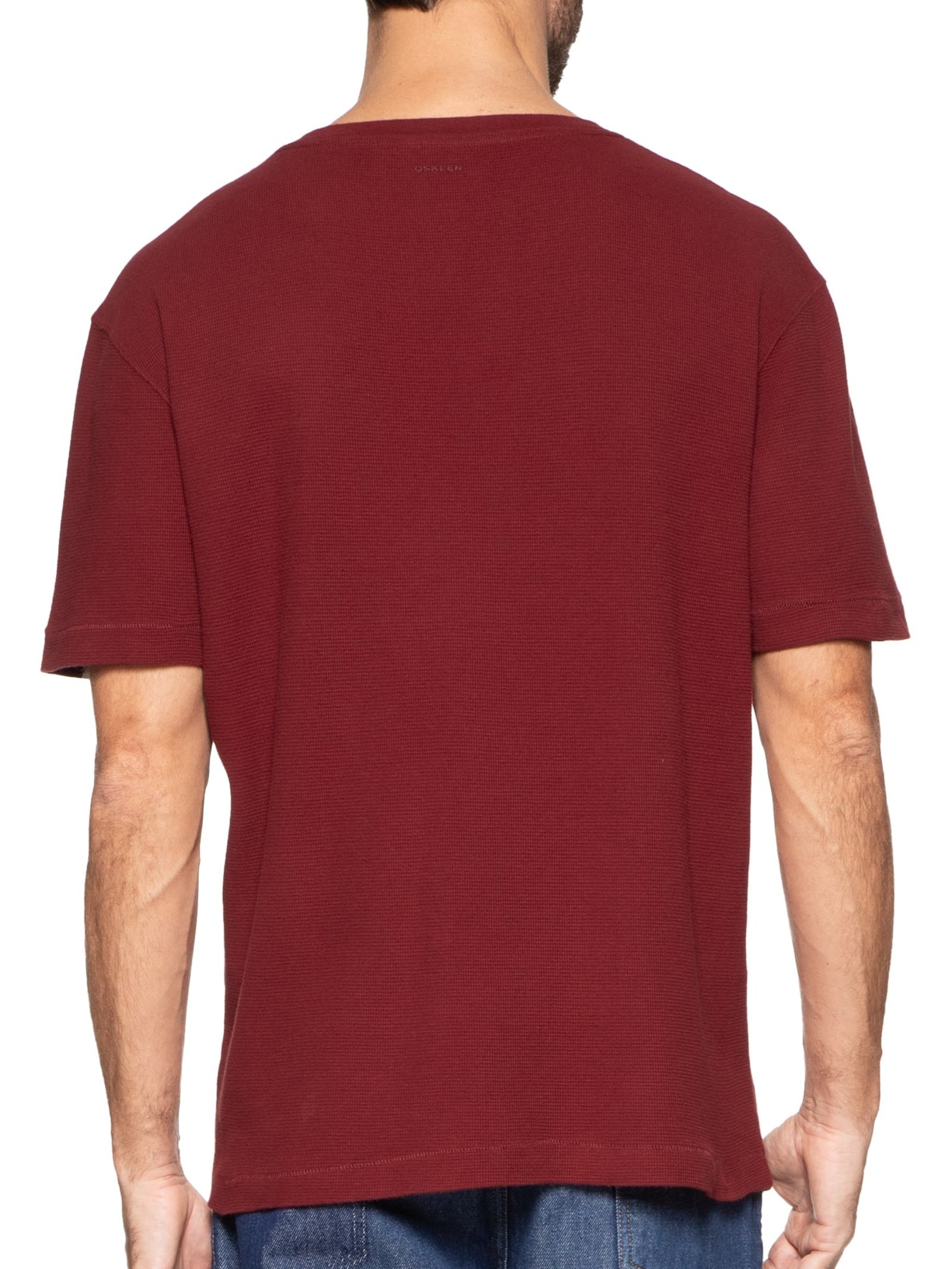 Camiseta Masculina Double E-brigader Manga Curta Vermelho Osklen