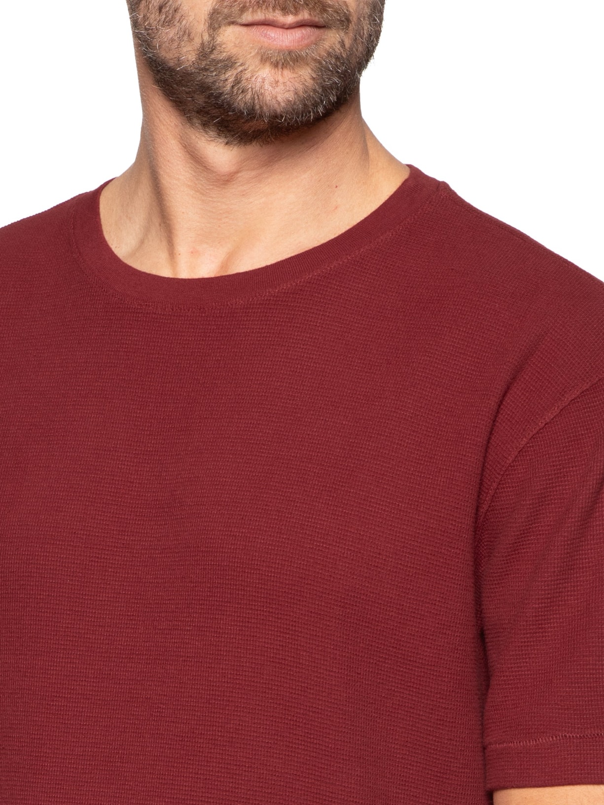 Camiseta Masculina Double E-brigader Manga Curta Vermelho Osklen