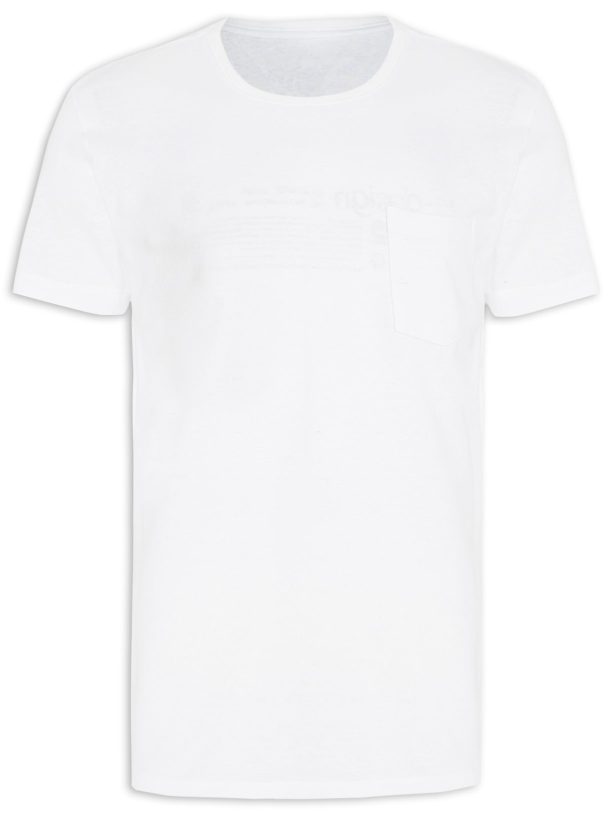 Camiseta Masculina Double Eco E Brigaders - Off White